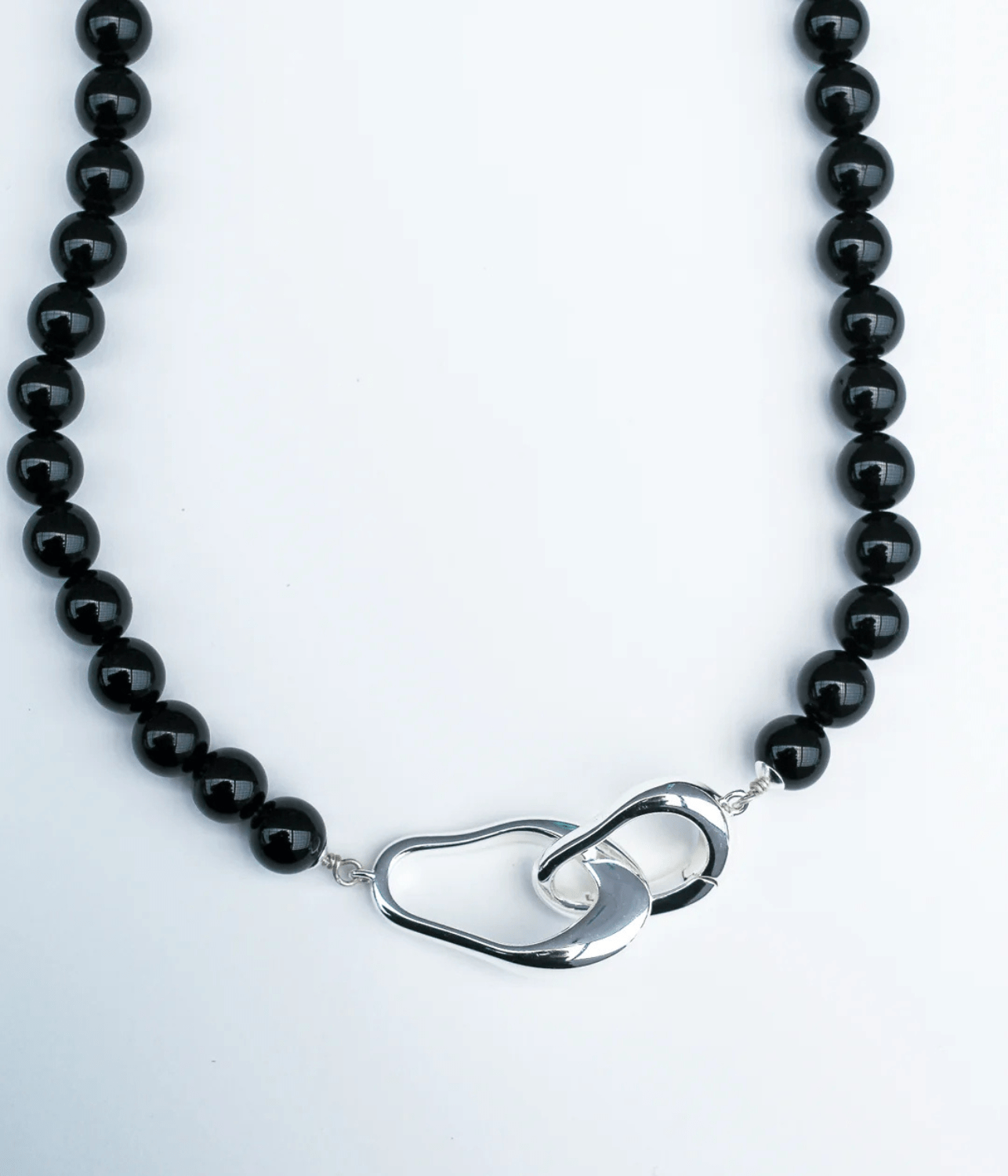 FOUNDATION GEMSTONE NECKLACE | F + H STUDIOS F+H FOUNDATION GEMSTONE NECKLACE SILVER