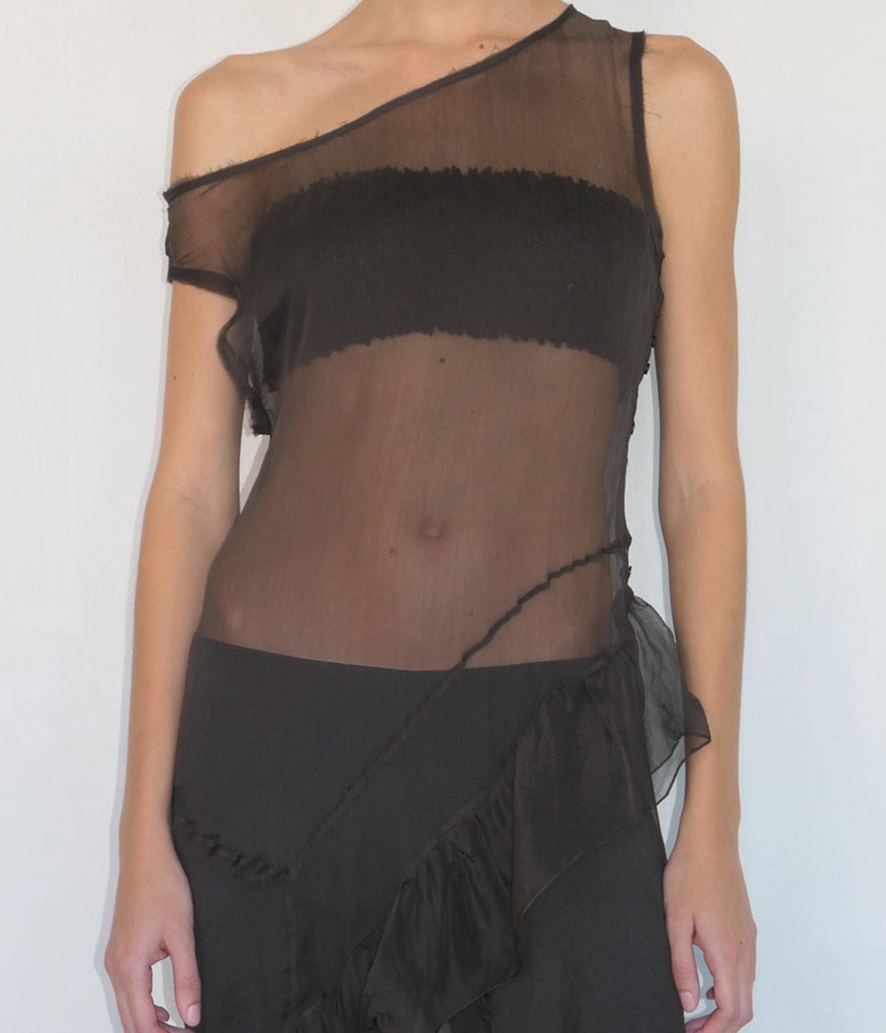 FOX DRESS- DARK BROWN | PALOMA WOOL | PALOMA WOOL FOX DRESS- DARK BROWN