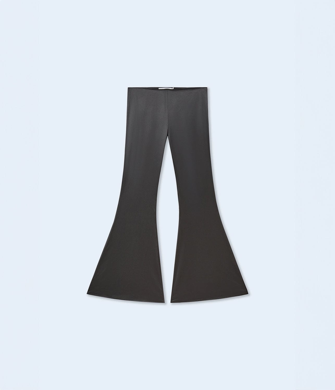 GABRIEL SILK FLARE PANT- BLACK | COURTNEY ZHENG | COURTNEY ZHENG GABRIEL SILK FLARE PANT- BLACK