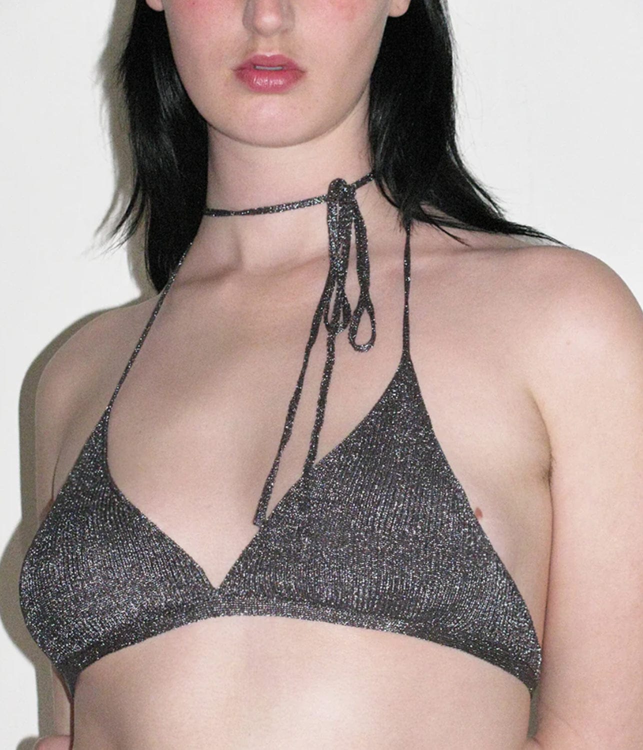 GELATO TOP-BLACK/SILVER | PALOMA WOOL | PALOMA WOOL GELATTO TOP-BLACK/SILVER