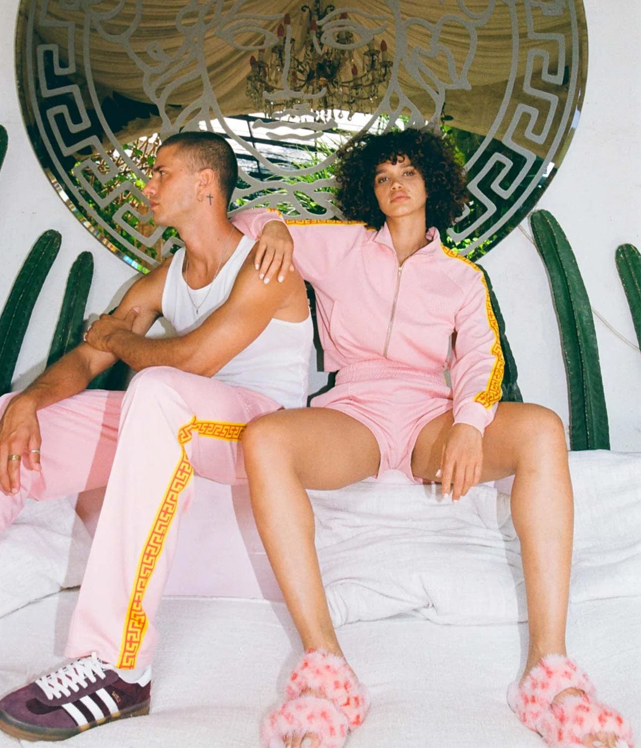 GEO TRACK SHORT- PINK | SOMETHING VERY SPECIAL | SOMETHING VERY SPECIAL GEO TRACK SHORT- PINK