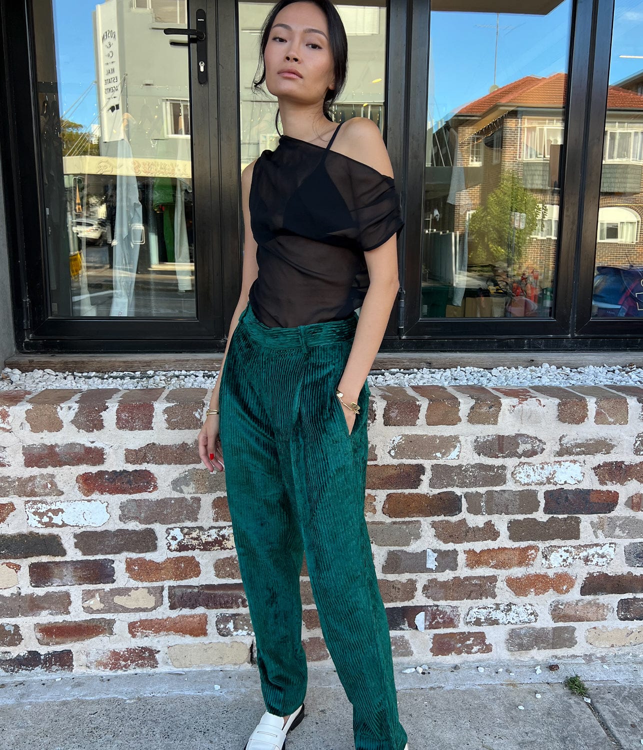 GEORGETTE OFF THE SHOULDER TOP- BLACK | BEARE PARK | BEARE PARK GEORGETTE OFF THE SHOULDER TOP- BLACK