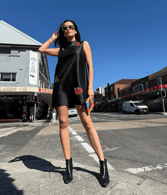 GINGER EMBELLISHED MINI DRESS | ALEMAIS ALEMAIS GINGER EMBELLISHED MINI DRESS