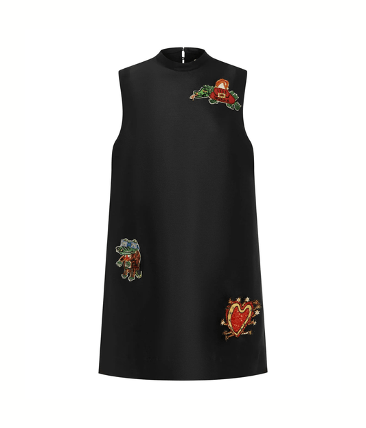 GINGER EMBELLISHED MINI DRESS ALEMAIS GINGER EMBELLISHED MINI DRESS