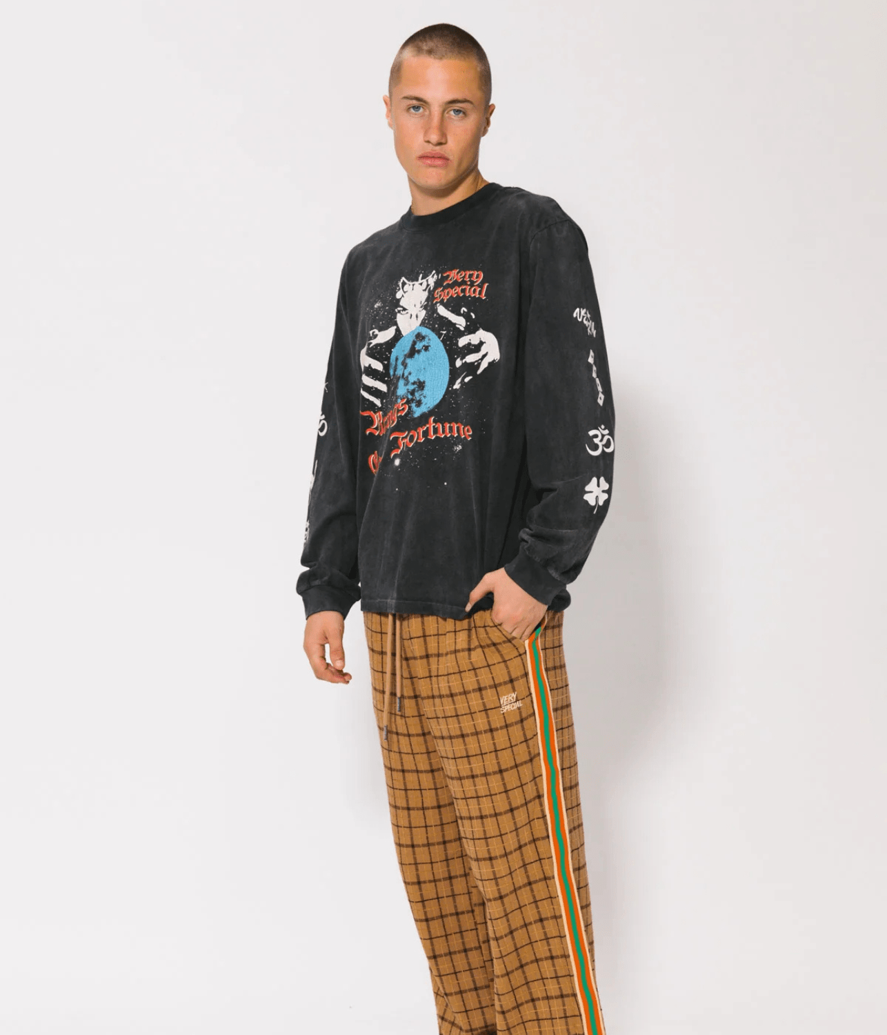 GOOD FORTUNE LS TEE | SOMETHING VERY SPECIAL SOMETHING VERY SPECIAL GOOD FORTUNE LONG SLEEVE TEE