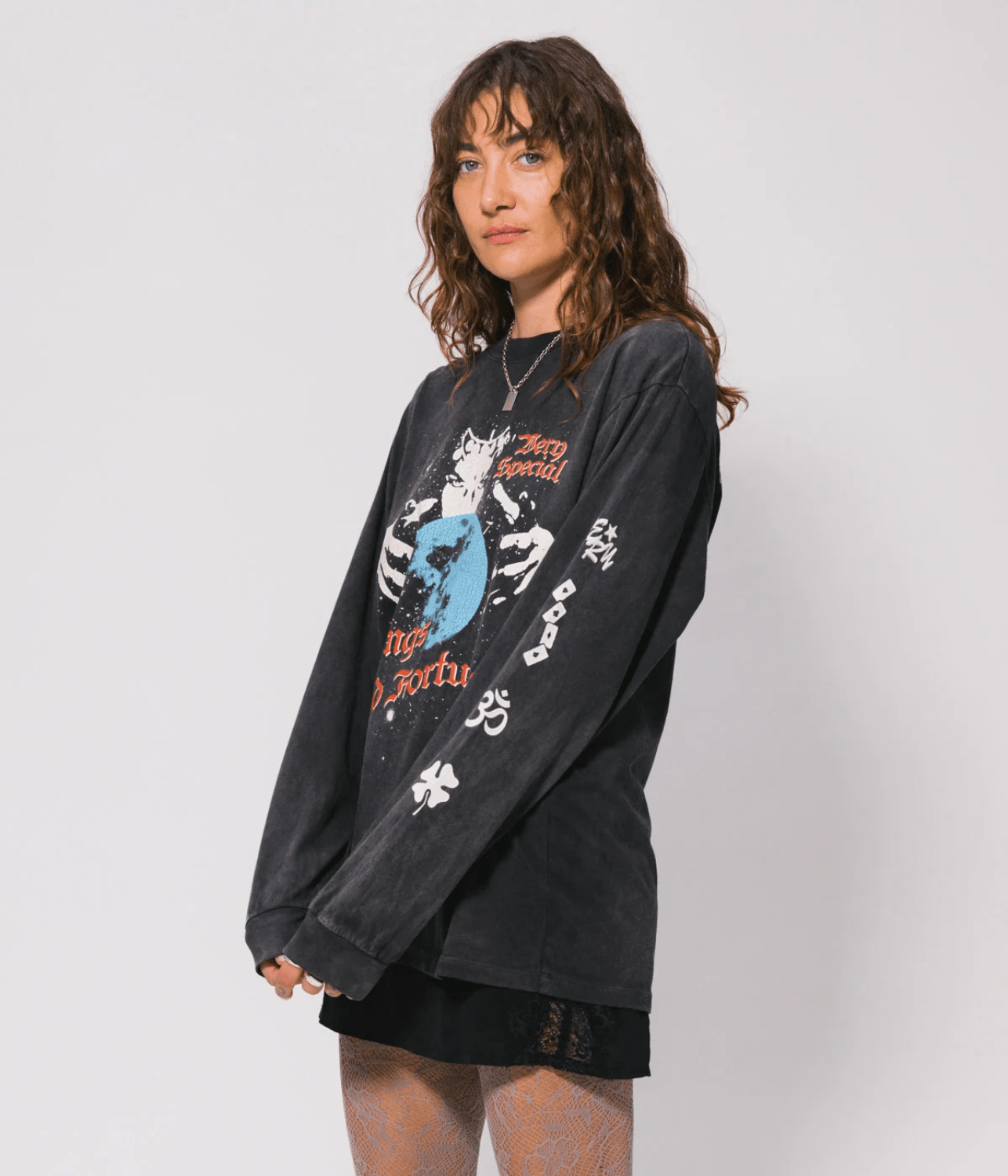 GOOD FORTUNE LS TEE | SOMETHING VERY SPECIAL SOMETHING VERY SPECIAL GOOD FORTUNE LONG SLEEVE TEE