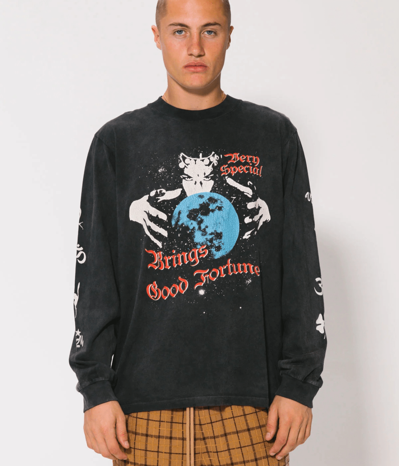 GOOD FORTUNE LS TEE | SOMETHING VERY SPECIAL SOMETHING VERY SPECIAL GOOD FORTUNE LONG SLEEVE TEE