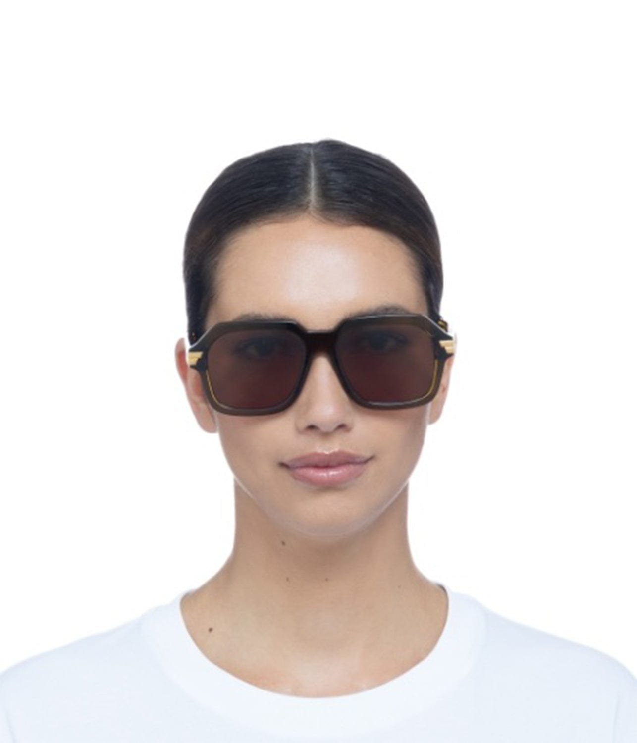 GREEN ACETATE SUNGLASSES- BV1123S004 | BOTTEGA VENETA | BOTTEGA VENETA GREEN ACETATE SUNGLASSES- BV1123S004