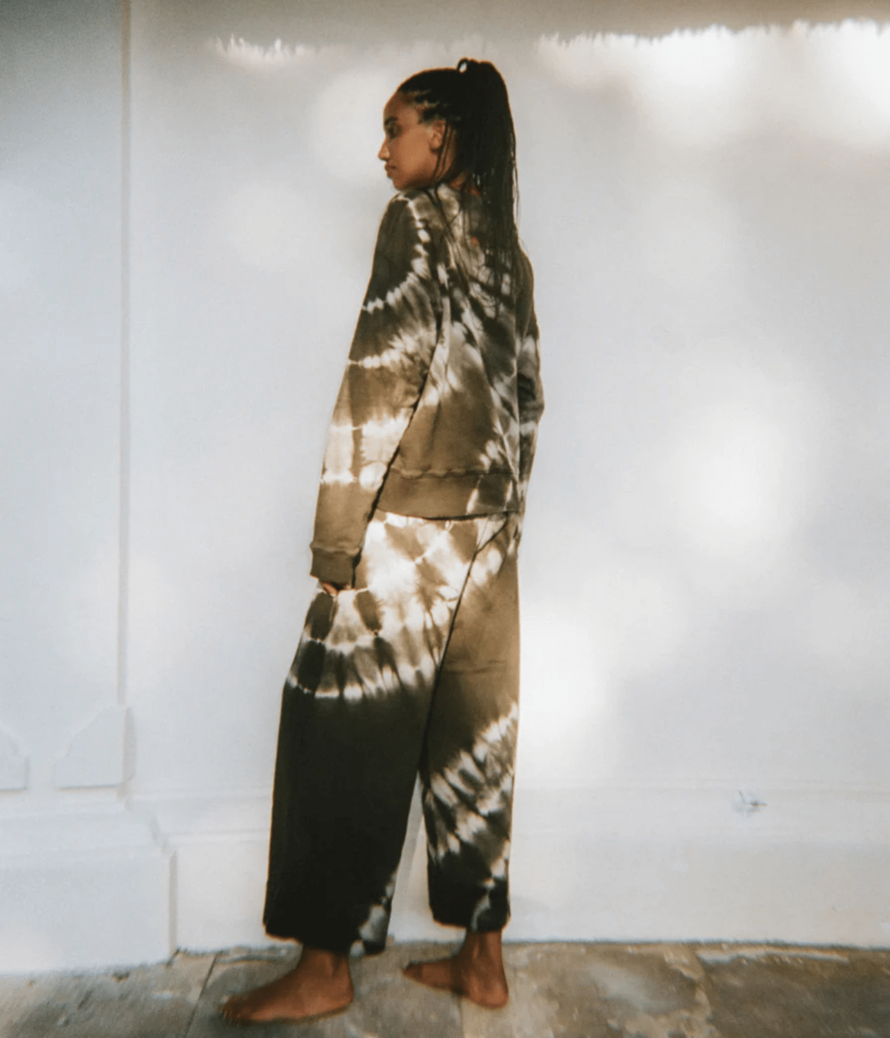 GUIDED BY ANGEL TRACK PANTS | BYLSS STUDIO BLYSS STUDIOS GUIDED BY ANGEL TRACK PANTS