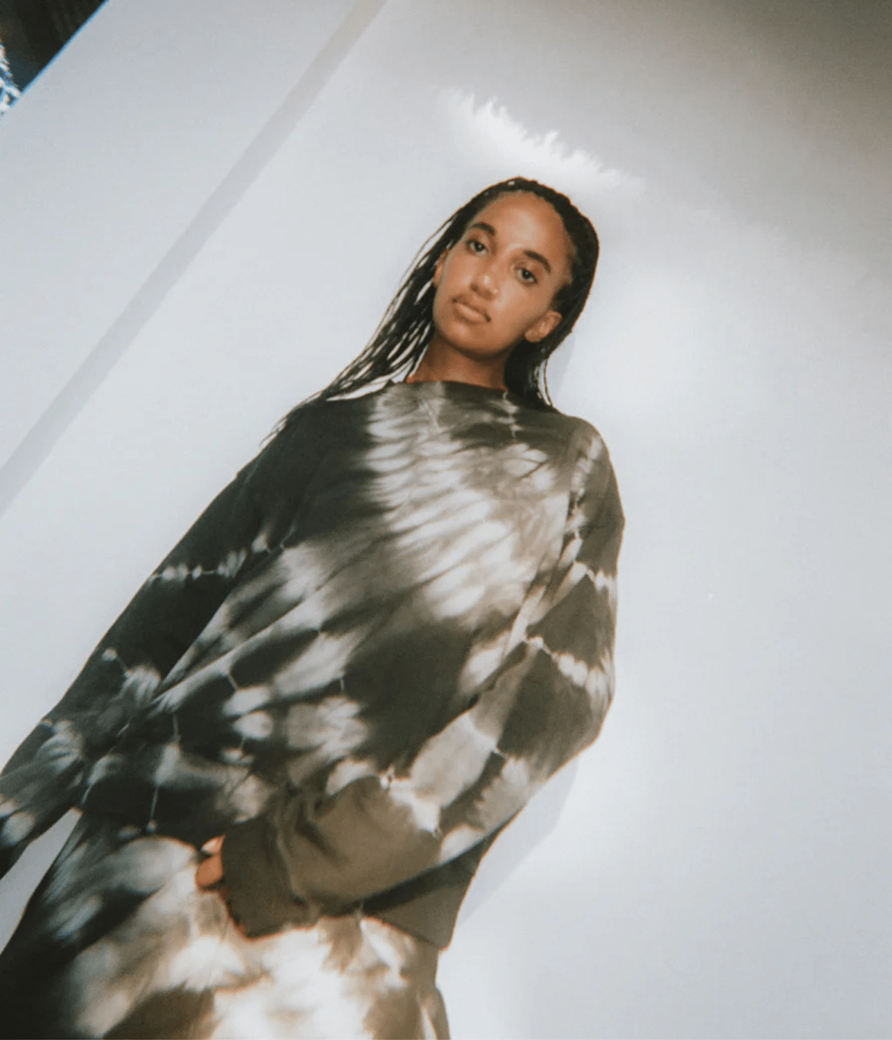 GUIDED BY ANGELS SWEATER | BYLISS STUDIO BLYSS STUDIOS GUIDED BY ANGELS SWEATER