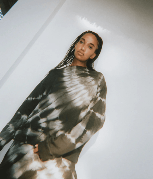 GUIDED BY ANGELS SWEATER | BYLISS STUDIO BLYSS STUDIOS GUIDED BY ANGELS SWEATER