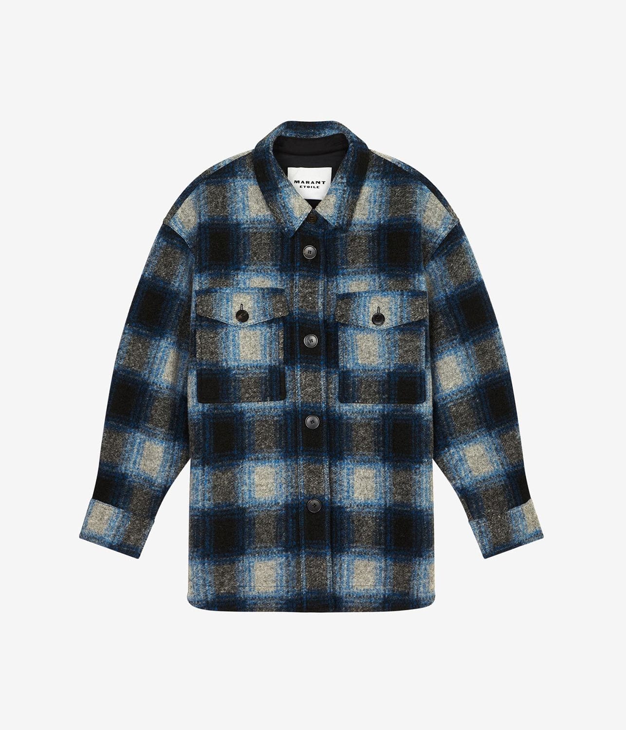 HARVELI COAT- NAVY | ISABEL MARANT | ISABEL MARANT HARVELI COAT- NAVY