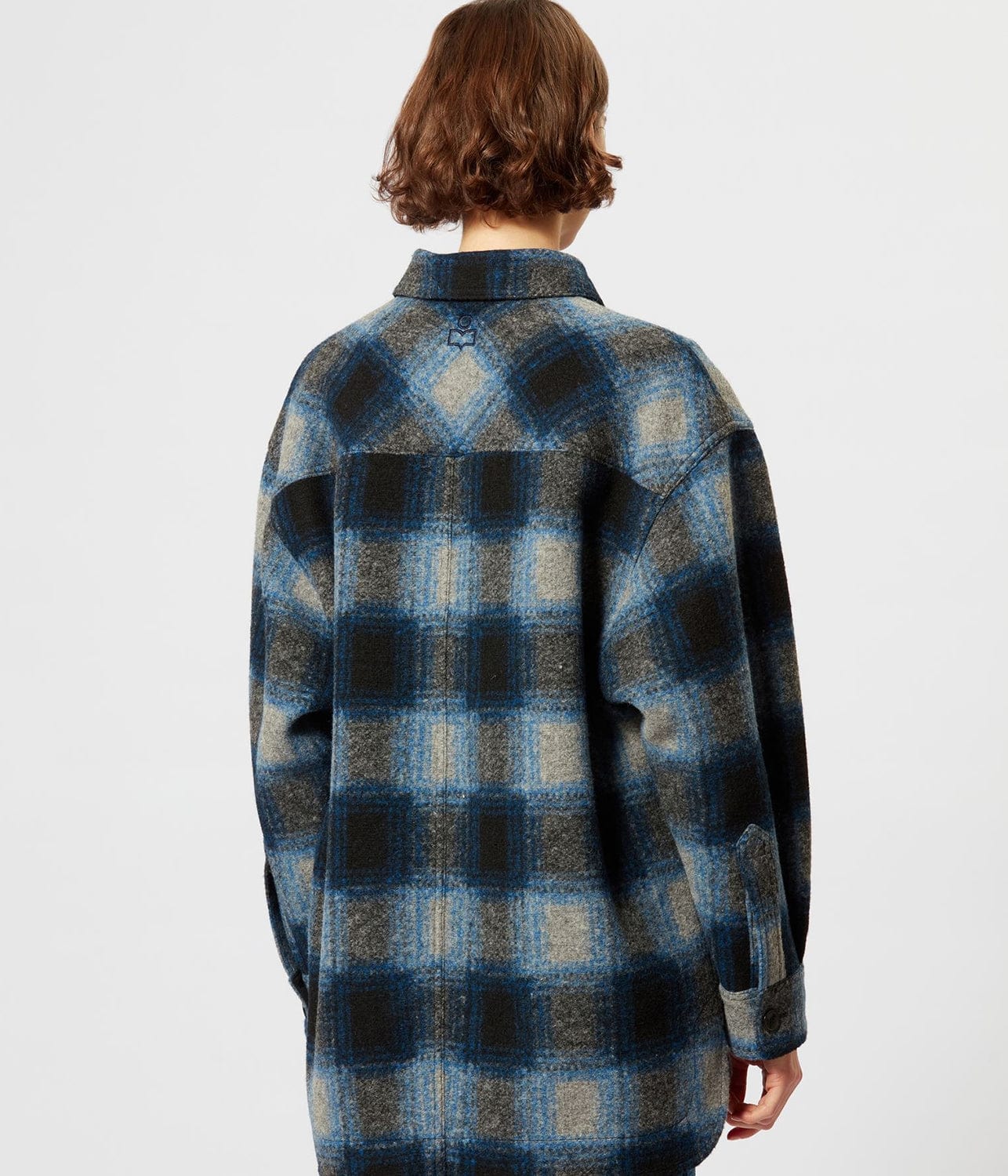 HARVELI COAT- NAVY | ISABEL MARANT | ISABEL MARANT HARVELI COAT- NAVY