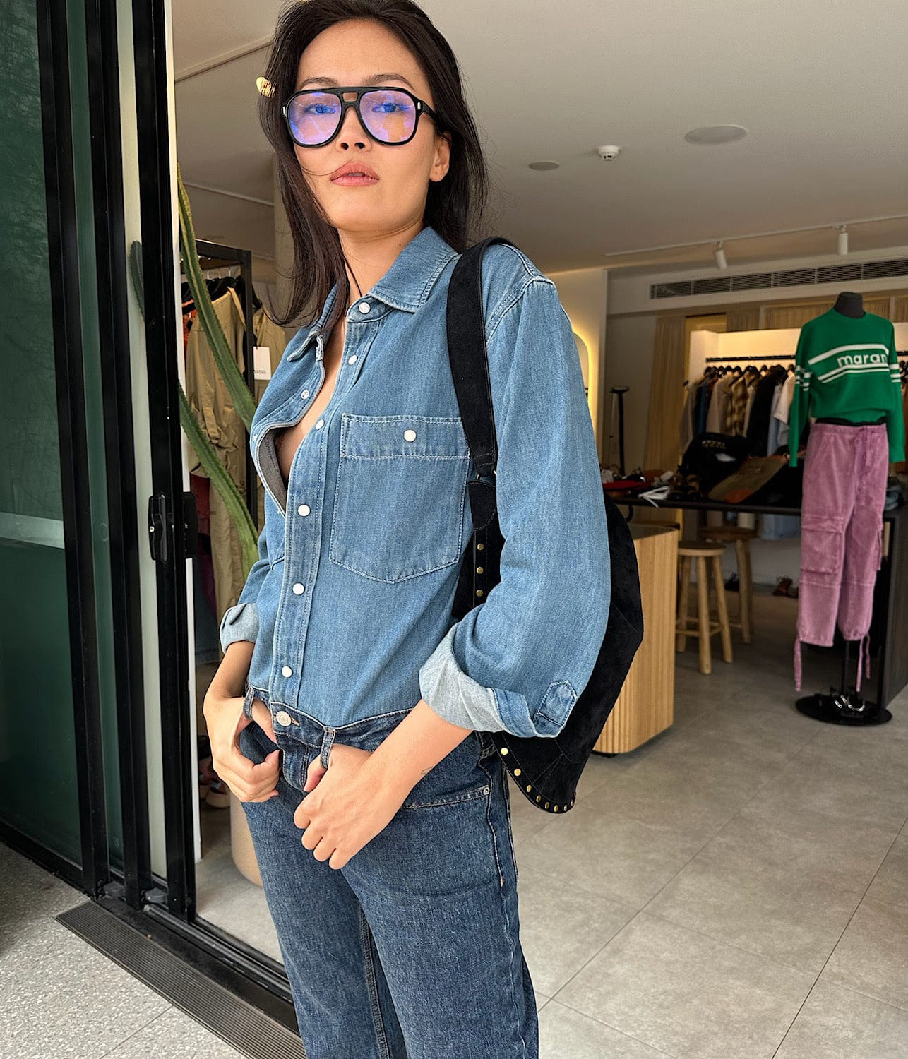 IMANE JUMPSUIT- BLUE | ISABEL MARANT | ISABEL MARANT IMANE JUMPSUIT- BLUE