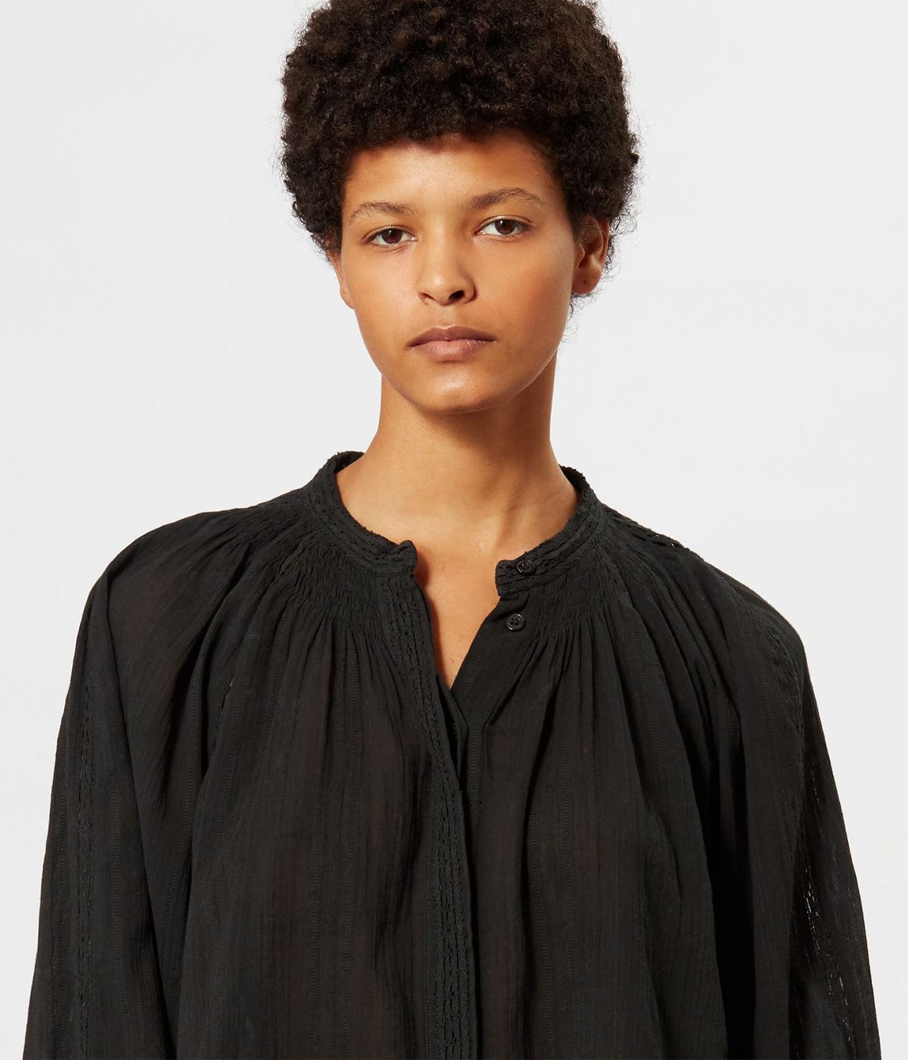 IMAYAE SHIRT- BLACK | ISABEL MARANT | ISABEL MARANT IMAYAE SHIRT- BLACK