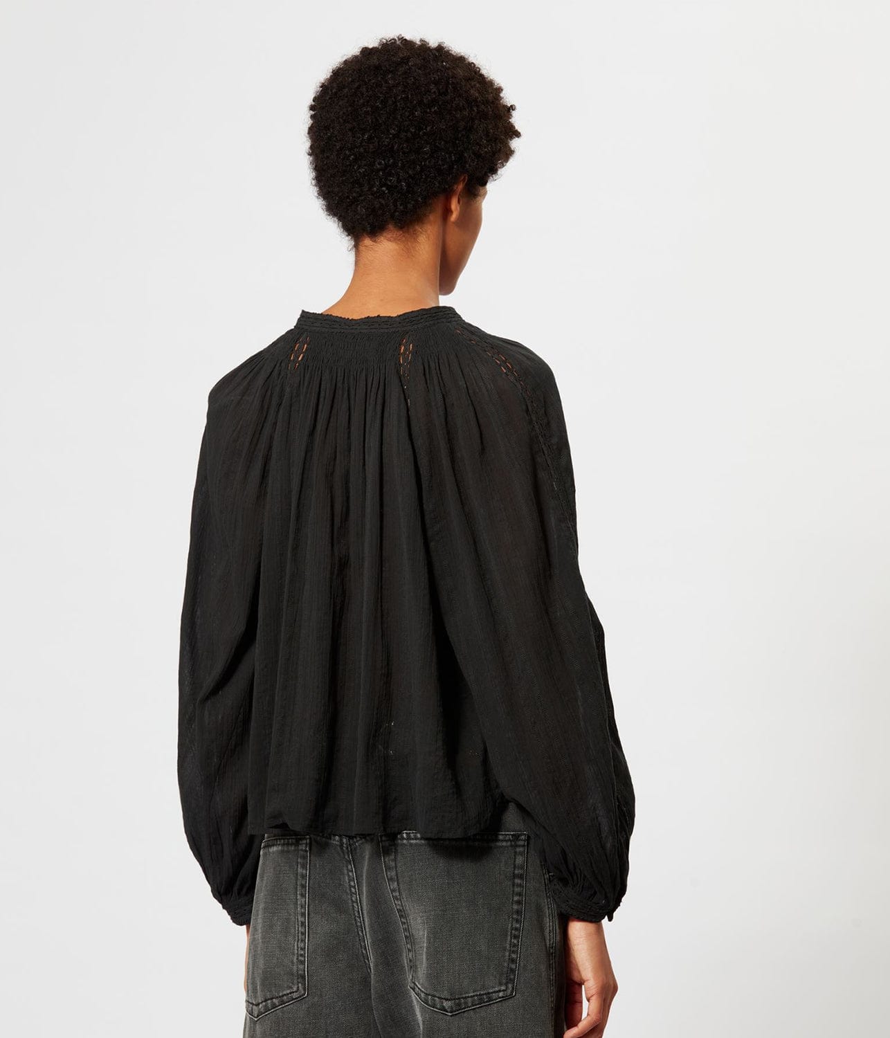 IMAYAE SHIRT- BLACK | ISABEL MARANT | ISABEL MARANT IMAYAE SHIRT- BLACK