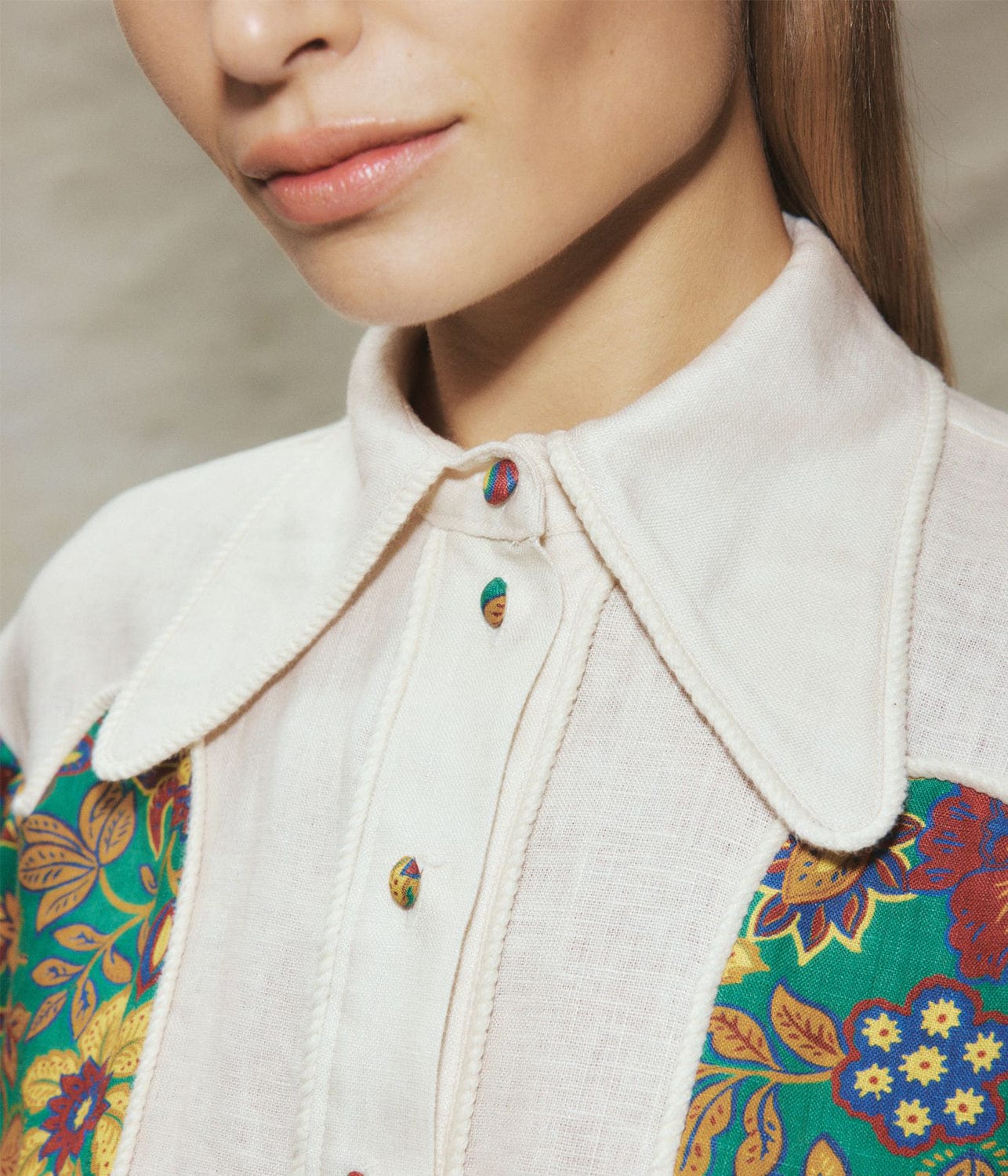 ISABELLA PANEL BLOUSE | ALEMAIS | ALEMAIS ISABELLA PANEL BLOUSE