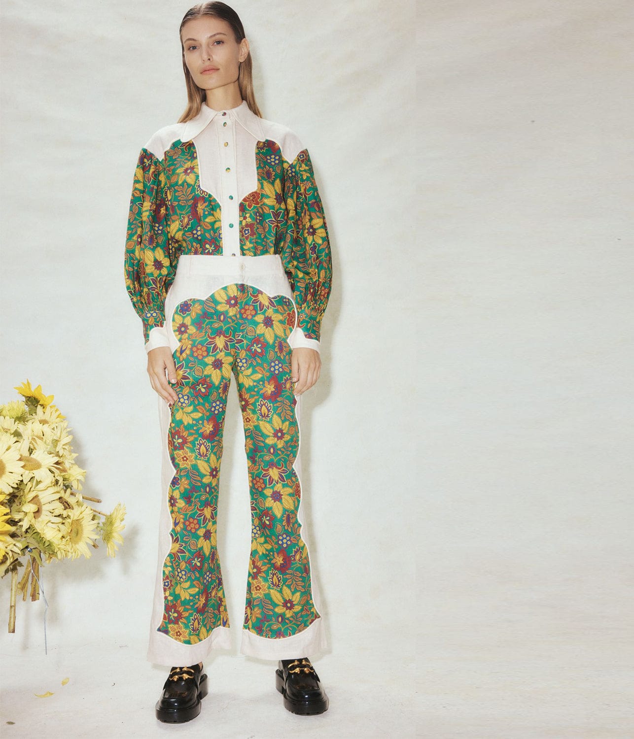 ISABELLA PANEL BLOUSE | ALEMAIS | ALEMAIS ISABELLA PANEL BLOUSE