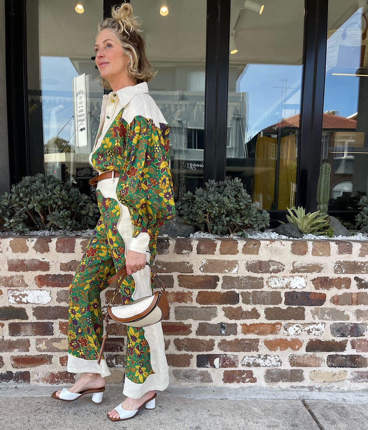 ISABELLA PANEL PANT- MULTI | ALEMAIS | ALEMAIS ISABELLA PANEL PANT- MULTI