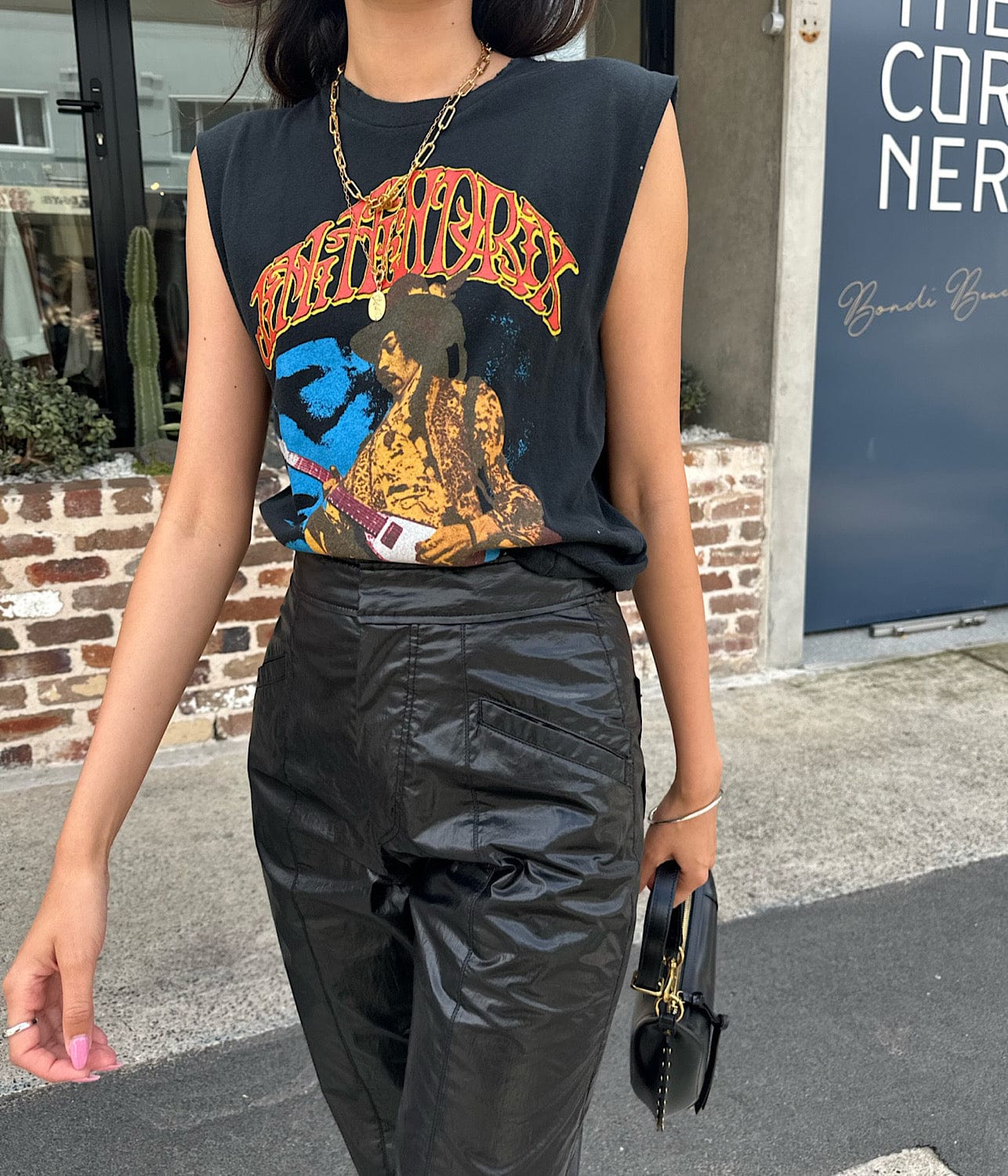 JIMI HENDRIX ICON TEE- COAL | MADE WORN | MADE WORN JIMI HENDRIX ICON TEE- COAL