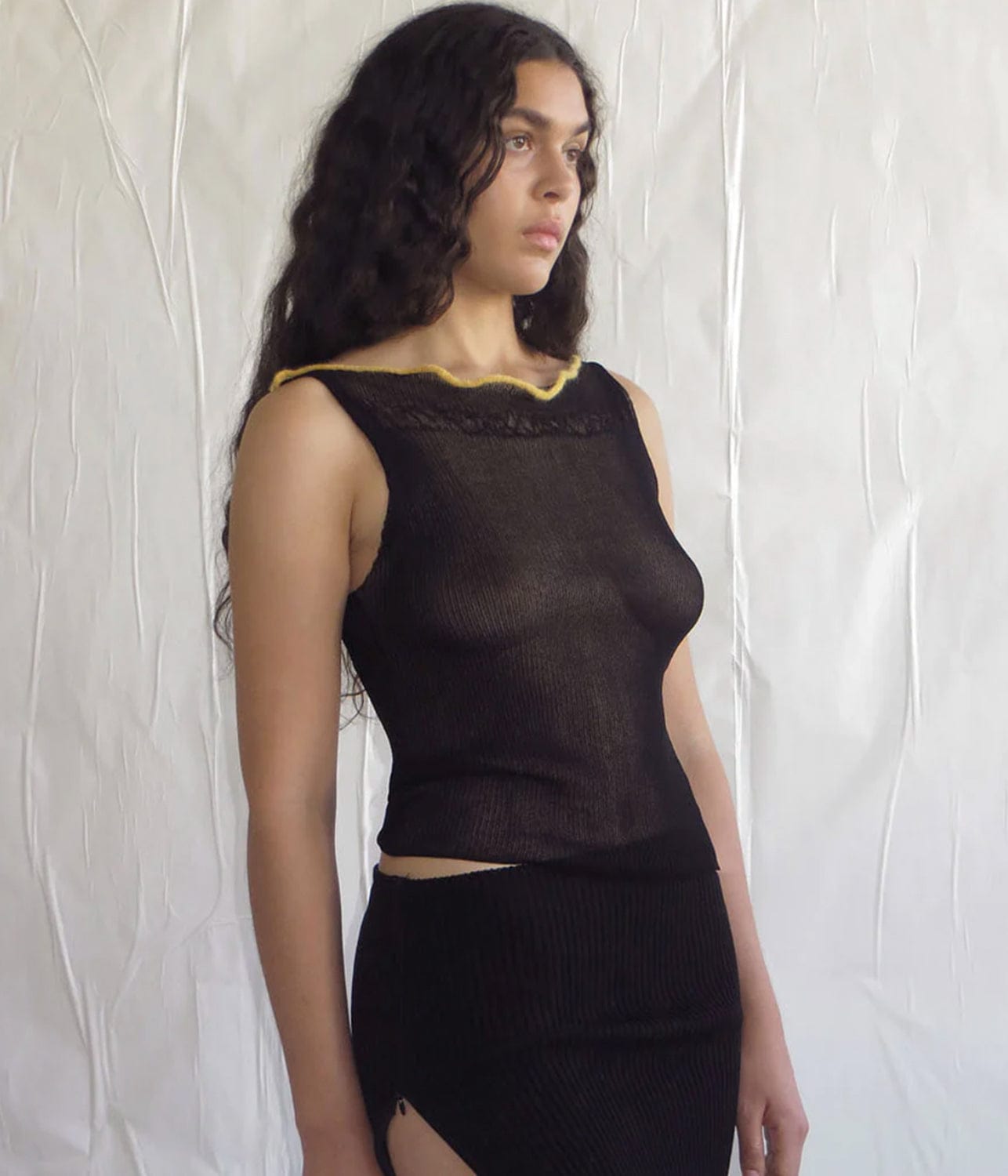 JOU TOP- BLACK | PALOMA WOOL | PALOMA WOOL JOU TOP- BLACK