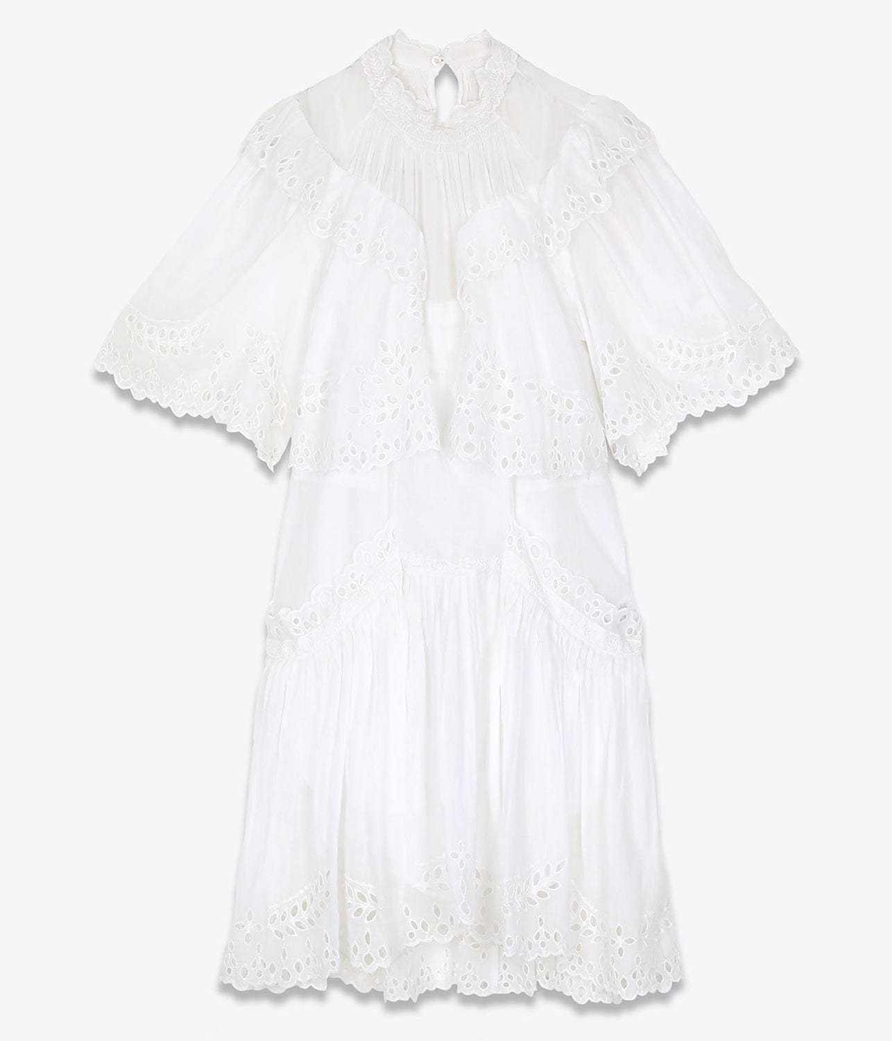 KAYENE DRESS-WHITE | ISABEL MARANT | ISABEL MARANT KAYENE DRESS-WHITE