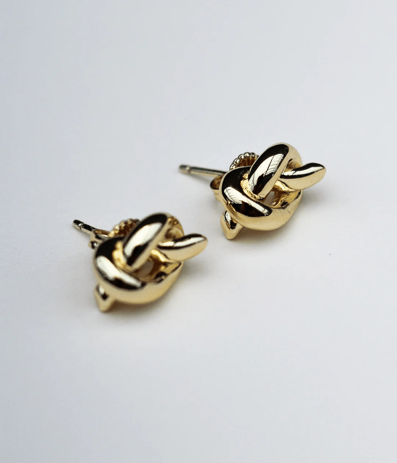 KNOT STATEMENT STUD EARRINGS | F + H STUDIOS F+H KNOT STATEMENT STUD EARRINGS