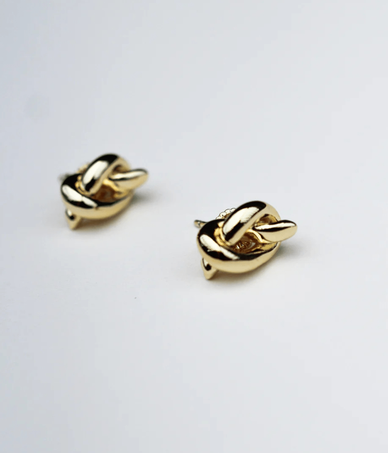 KNOT STATEMENT STUD EARRINGS | F + H STUDIOS F+H KNOT STATEMENT STUD EARRINGS