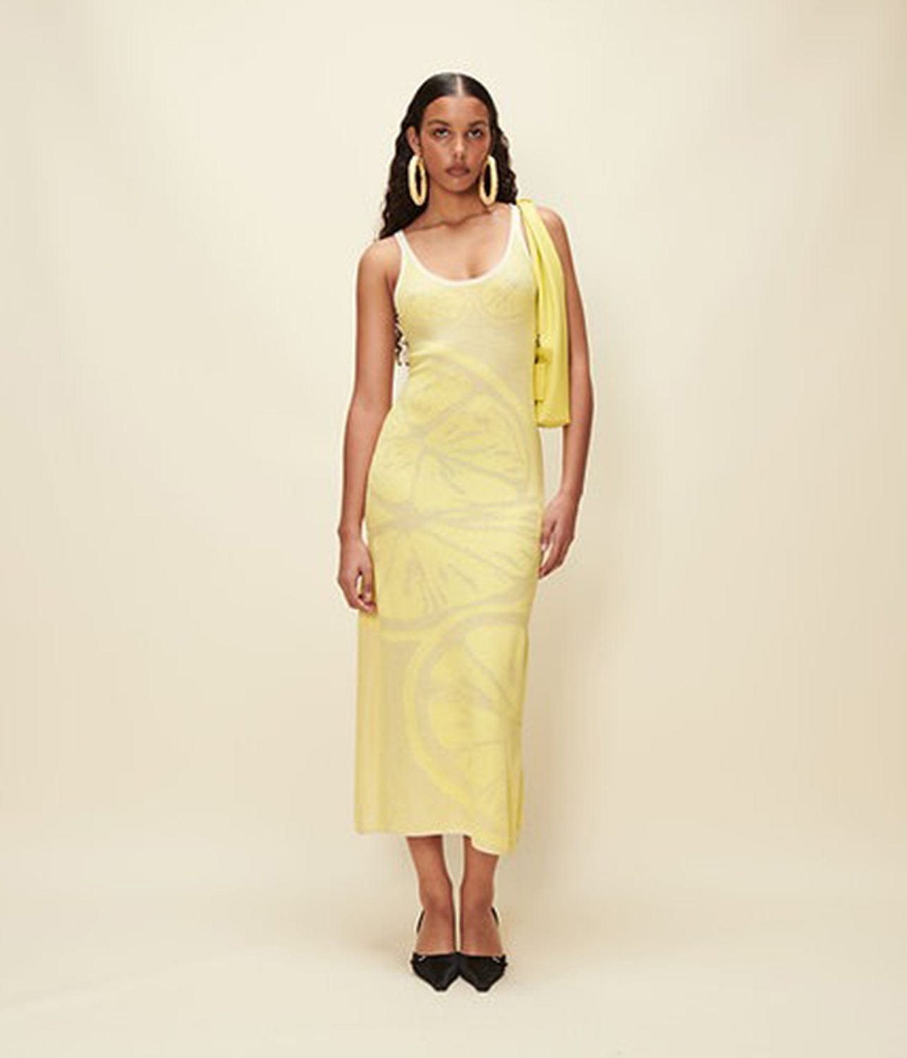 LEMONS ON A PLATE HOCKNEY DRESS | HOUSE OF SUNNY | HOUSE OF SUNNY LEMONS ON A PLATE HOCKNEY DRESS