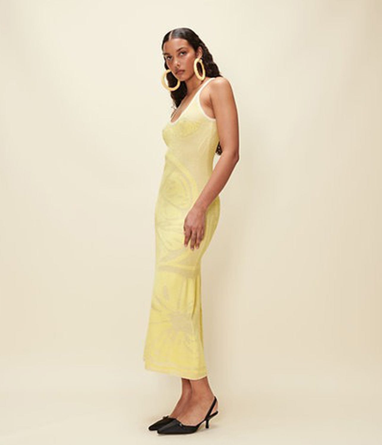 LEMONS ON A PLATE HOCKNEY DRESS | HOUSE OF SUNNY | HOUSE OF SUNNY LEMONS ON A PLATE HOCKNEY DRESS