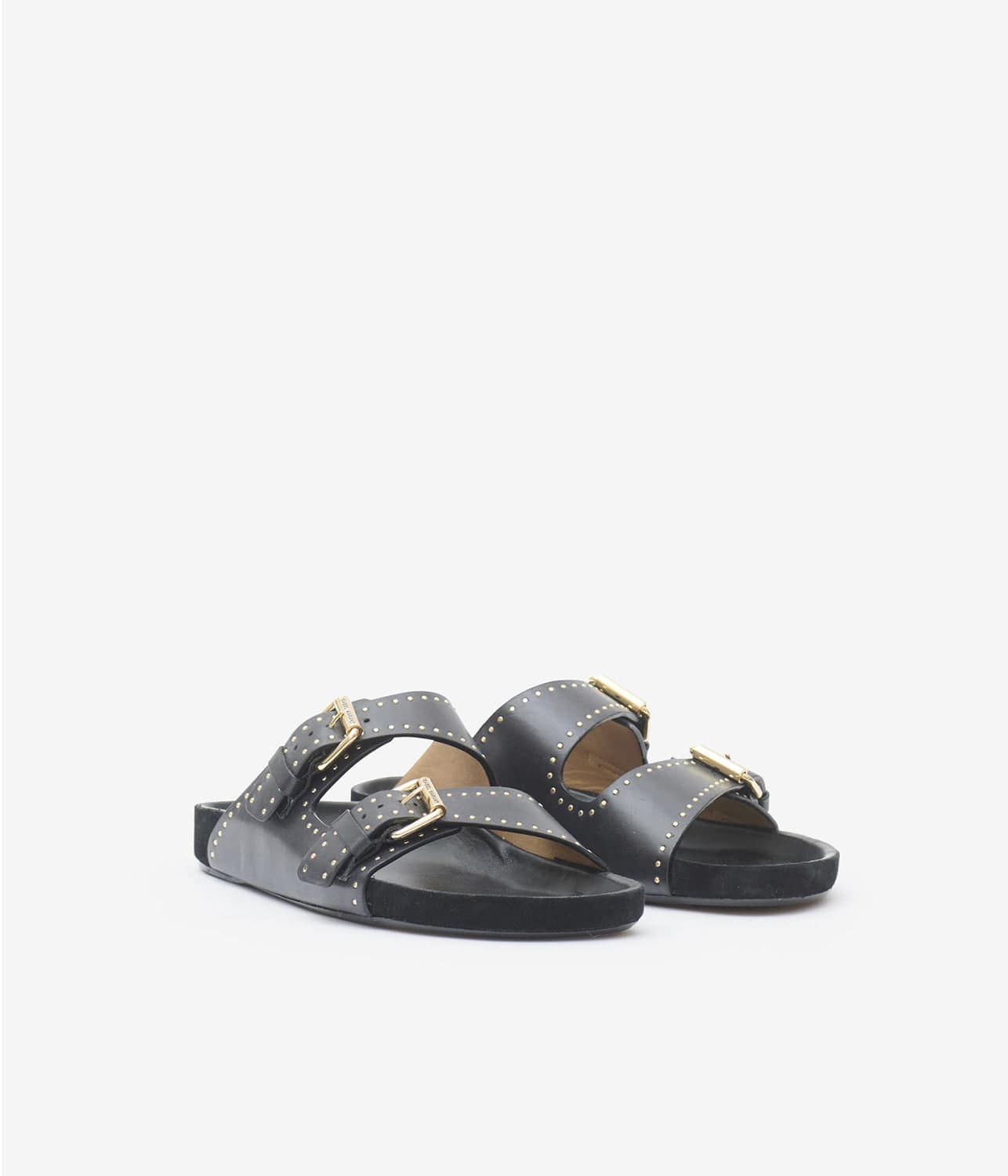 LENNYO SANDAL- BLACK | ISABEL MARANT |  ISABEL MARANT LENNYO SANDAL- BLACK