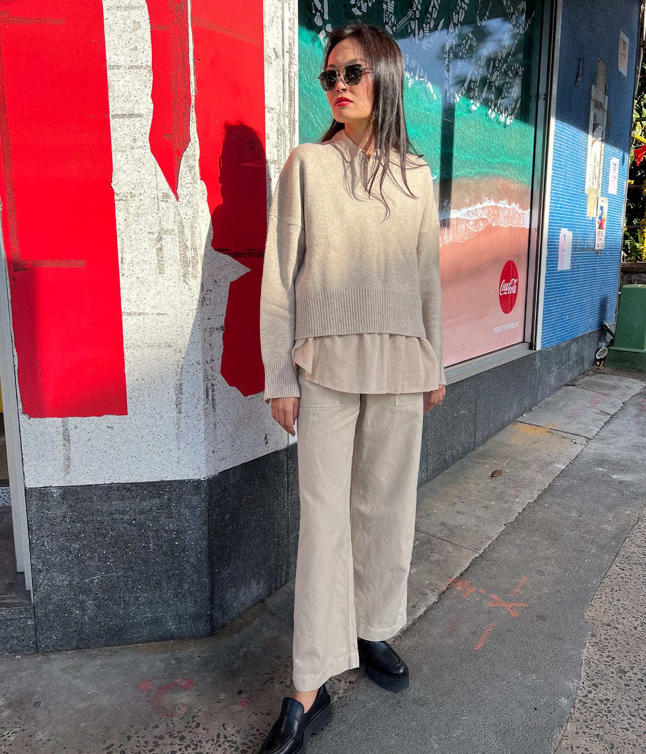 LEON BOY PANT- SANDSTONE | NILI LOTAN | NILI LOTAN LEON BOY PANT- SANDSTONE