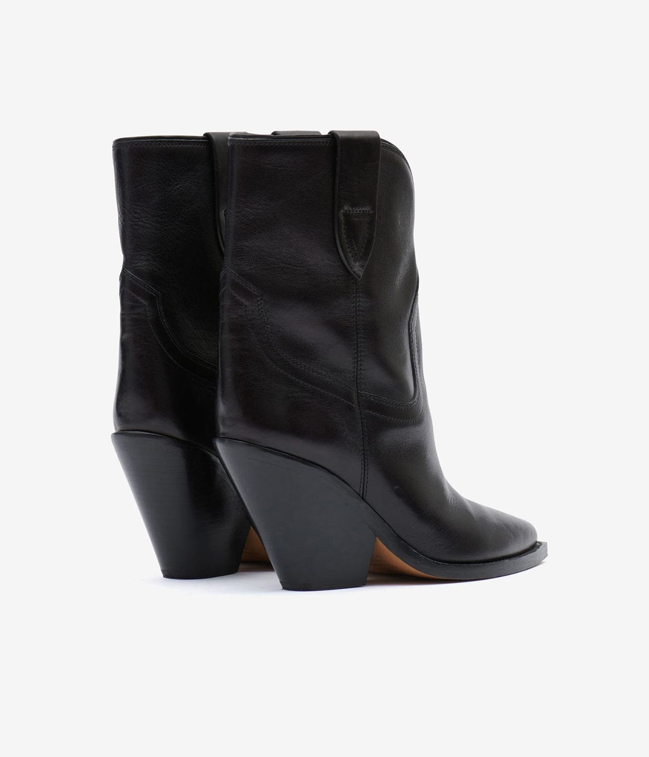 LEYANE BOOTS- BLACK | ISABEL MARANT | ISABEL MARANT LEYANE BOOTS- BLACK