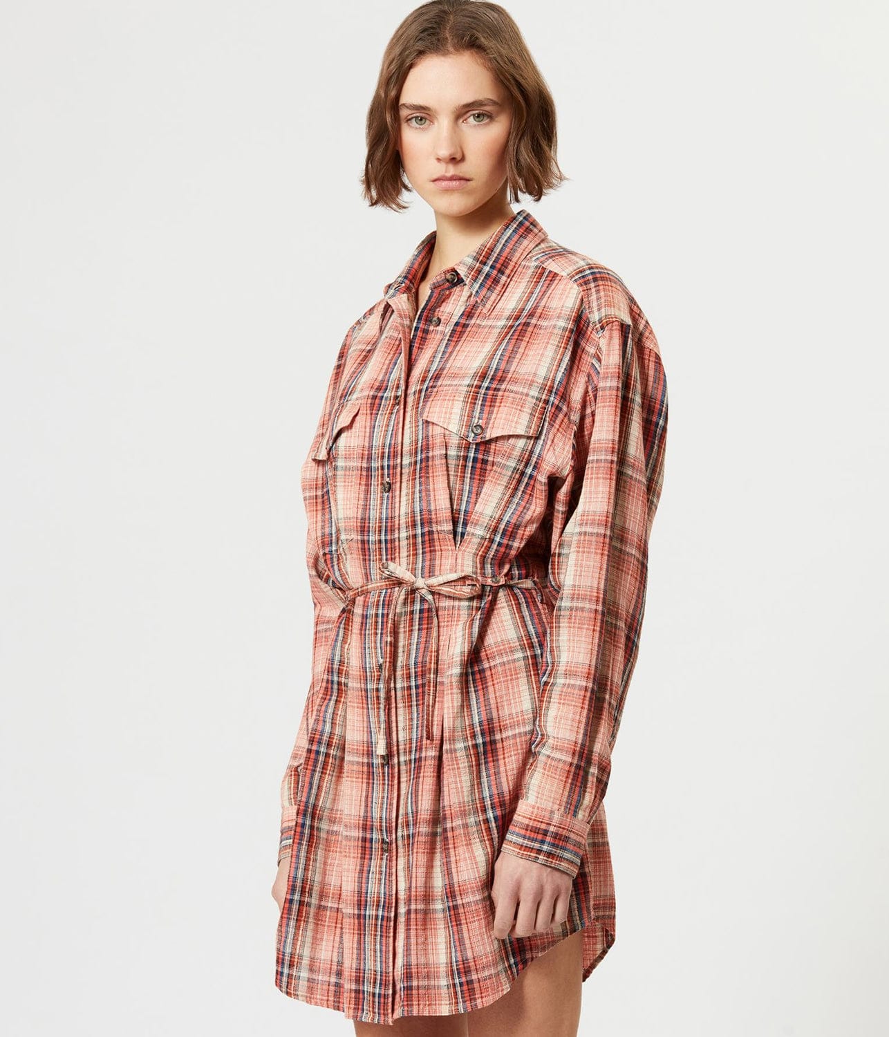 LILIANE DRESS- ORANGE | ISABEL MARANT | ISABEL MARANT LILIANE DRESS- ORANGE