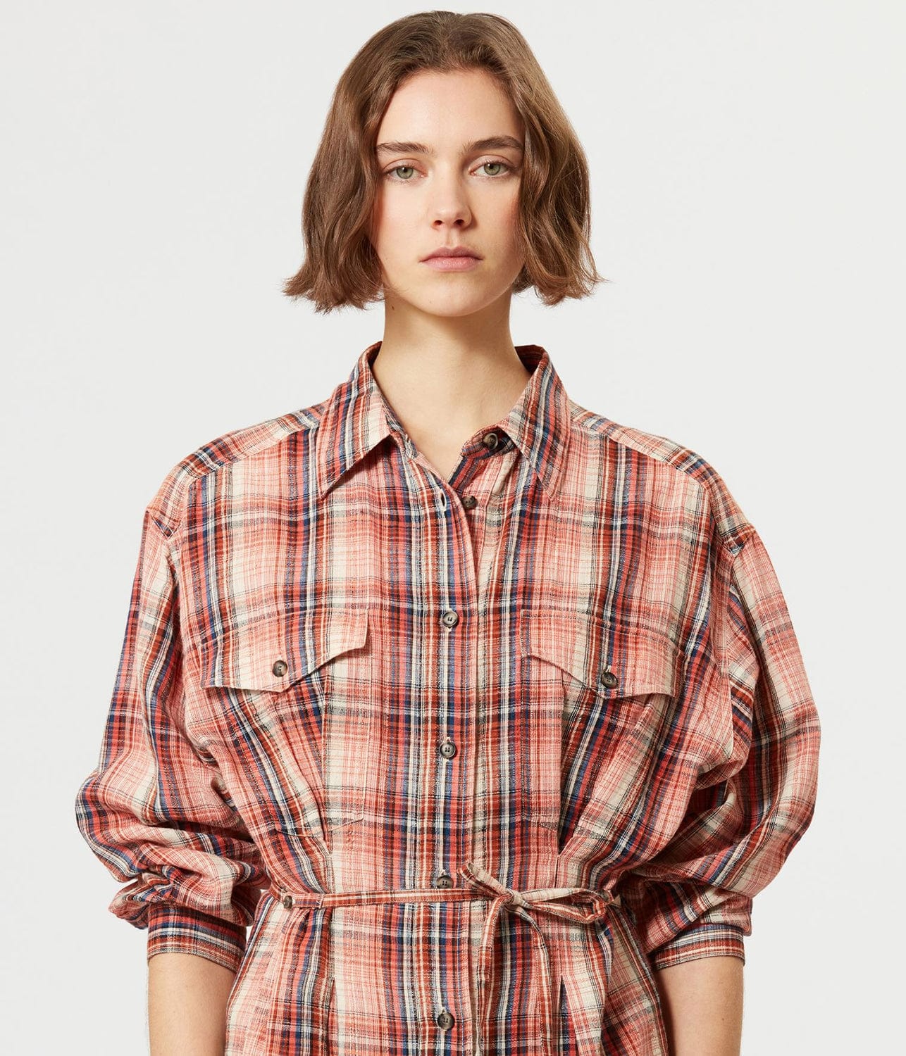 LILIANE DRESS- ORANGE | ISABEL MARANT | ISABEL MARANT LILIANE DRESS- ORANGE
