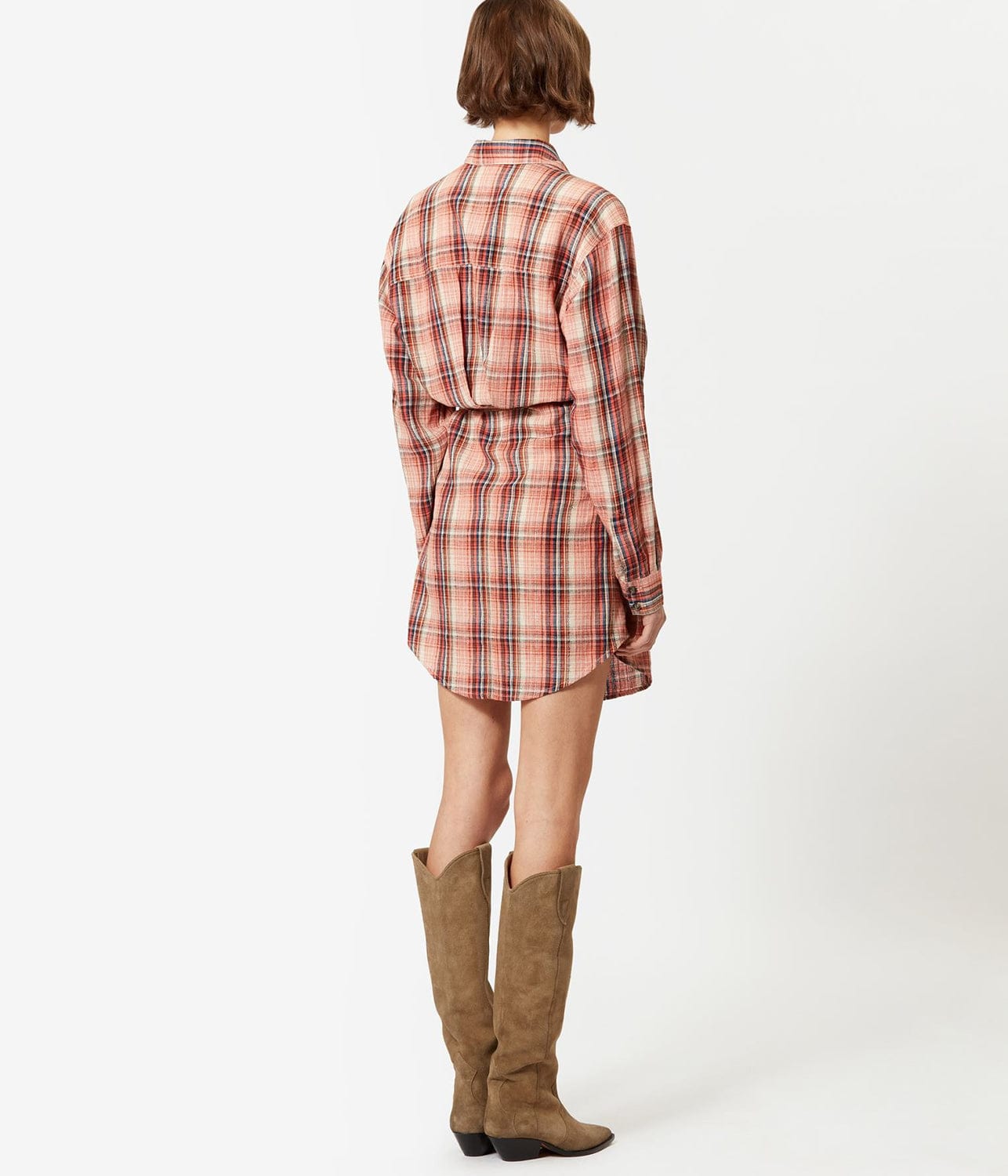 LILIANE DRESS- ORANGE | ISABEL MARANT | ISABEL MARANT LILIANE DRESS- ORANGE