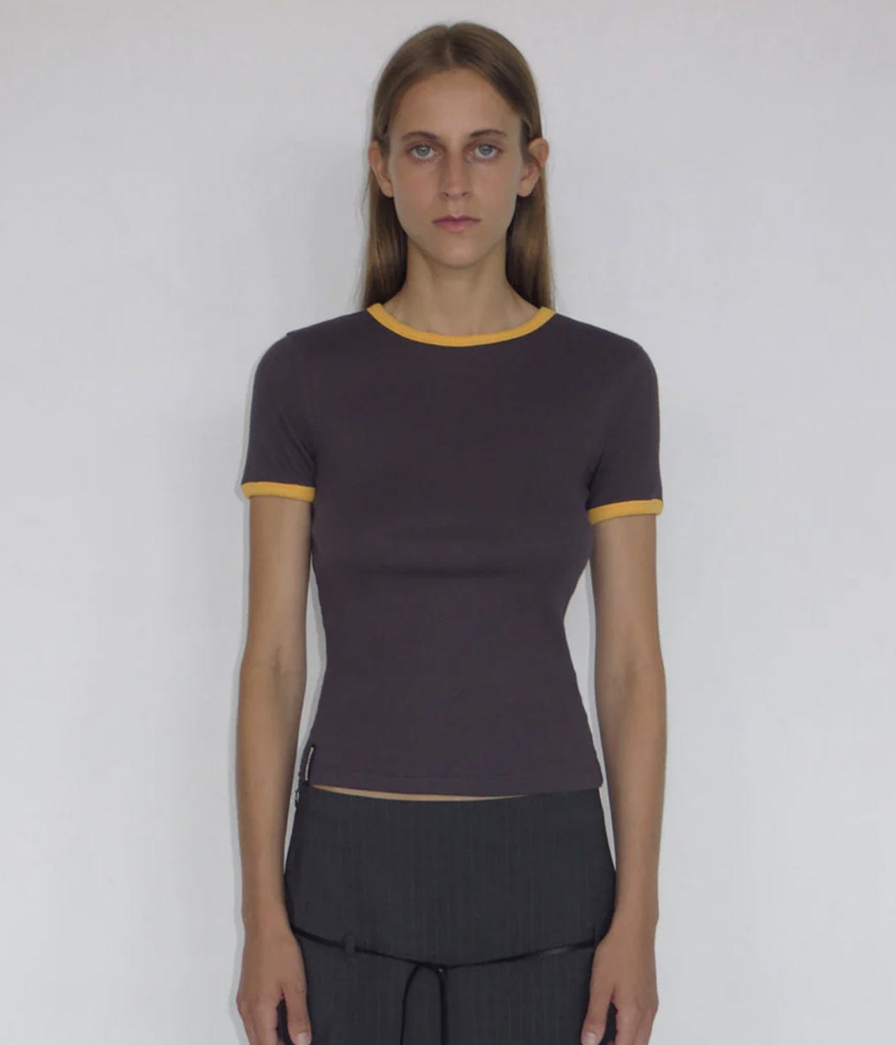 LINX REE- DARK GREY | PALOMA WOOL | PALOMA WOOL LINX TEE- DARK GREY