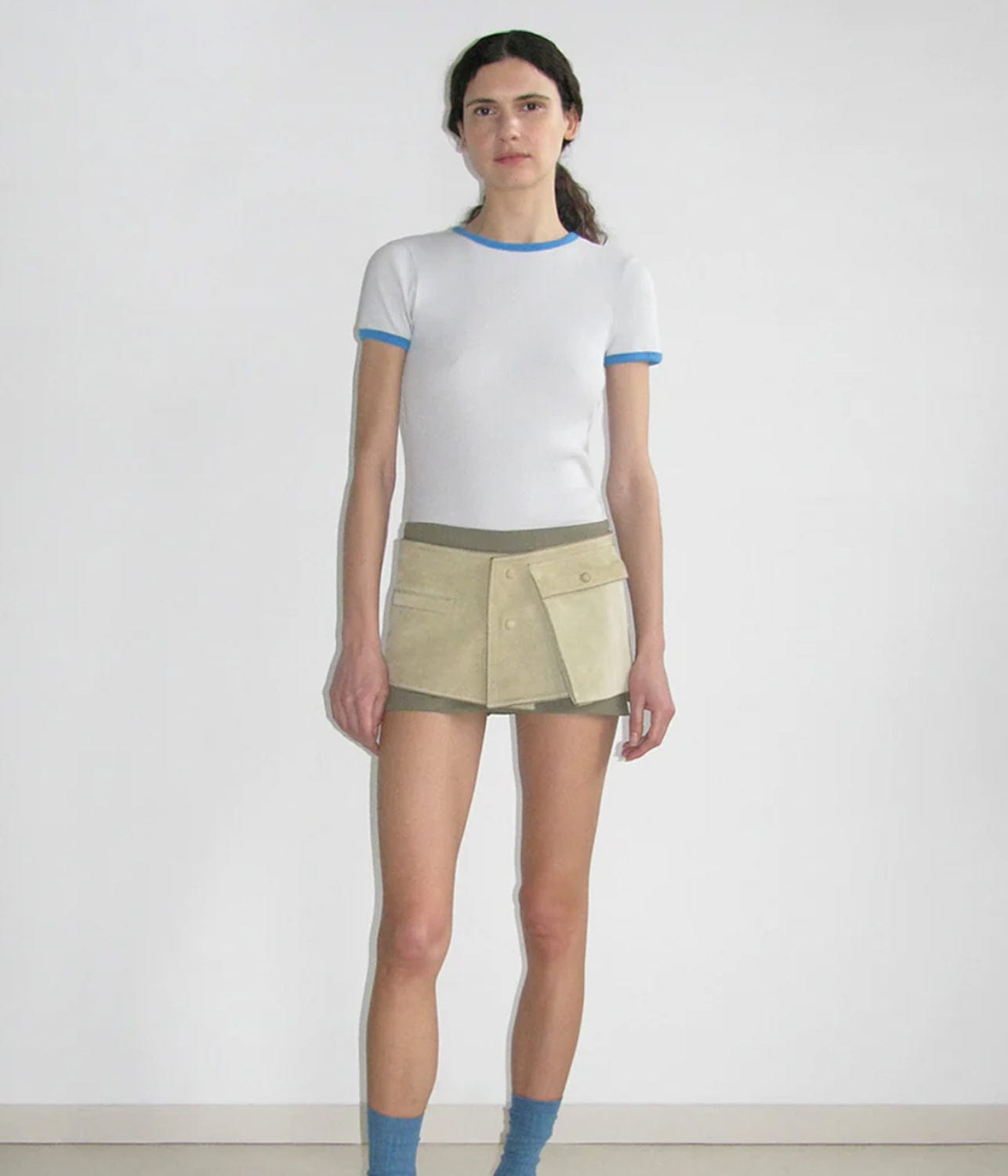 LINX TEE- LIGHT GREY | PALOMA WOOL | PALOMA WOOL LINX TEE- LIGHT GREY
