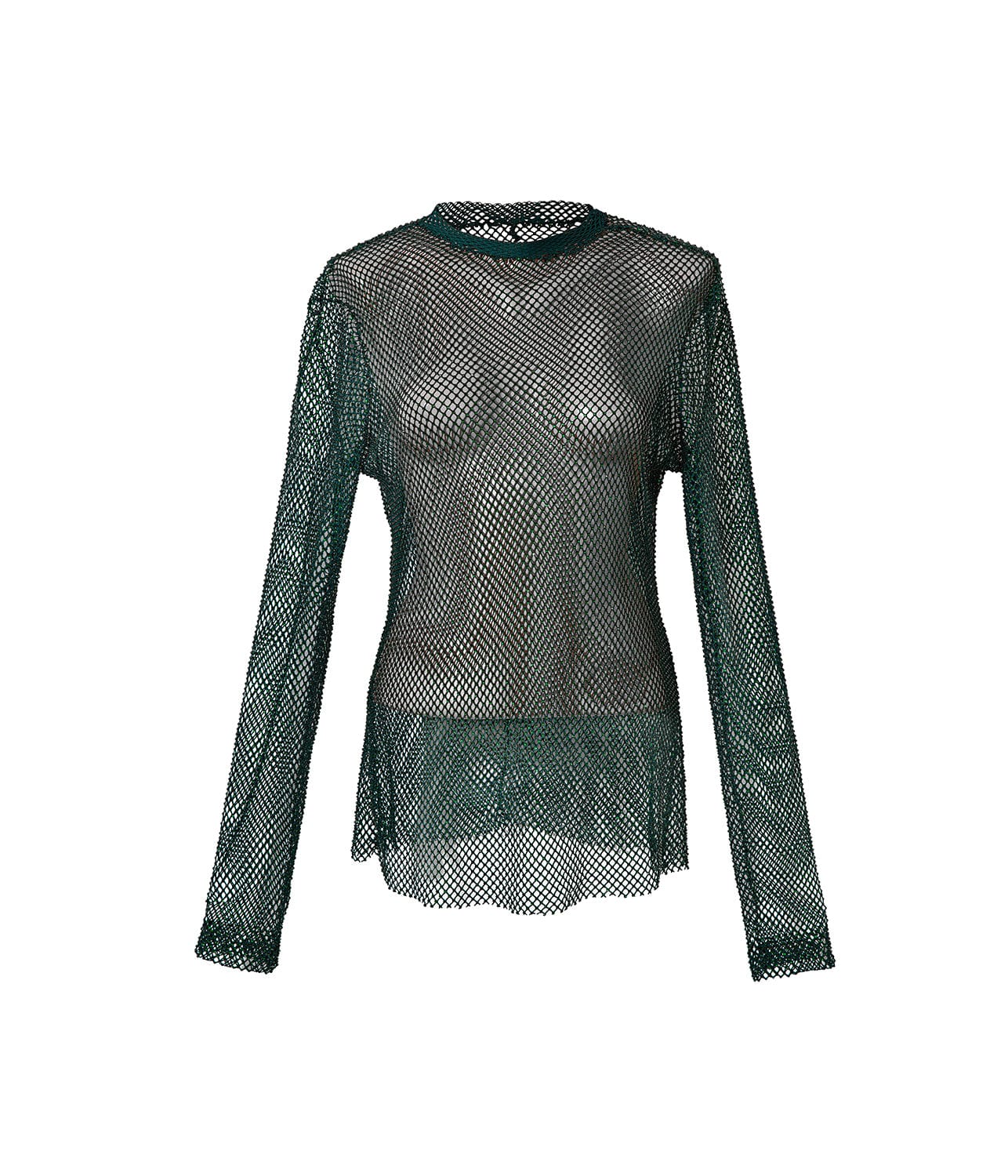 LIZZIE FISHNET TOP- GREEN | ANIM |  ANIM LIZZE FISHNET TOP- GREEN