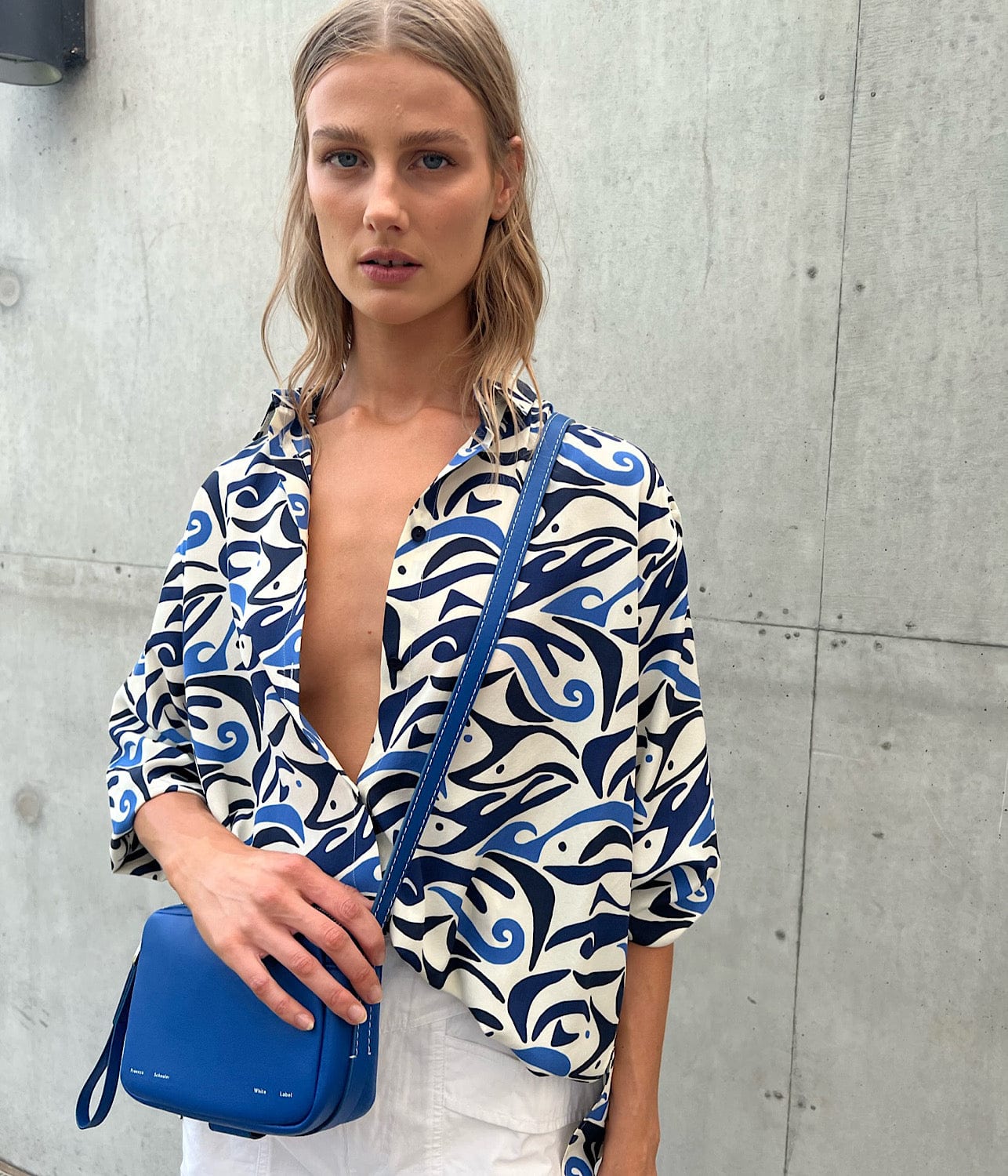 LONG SLEEVE SILK SHIRT- PESCARO | MATTEAU | MATTEAU LONG SLEEVE SILK SHIRT- PESCARO