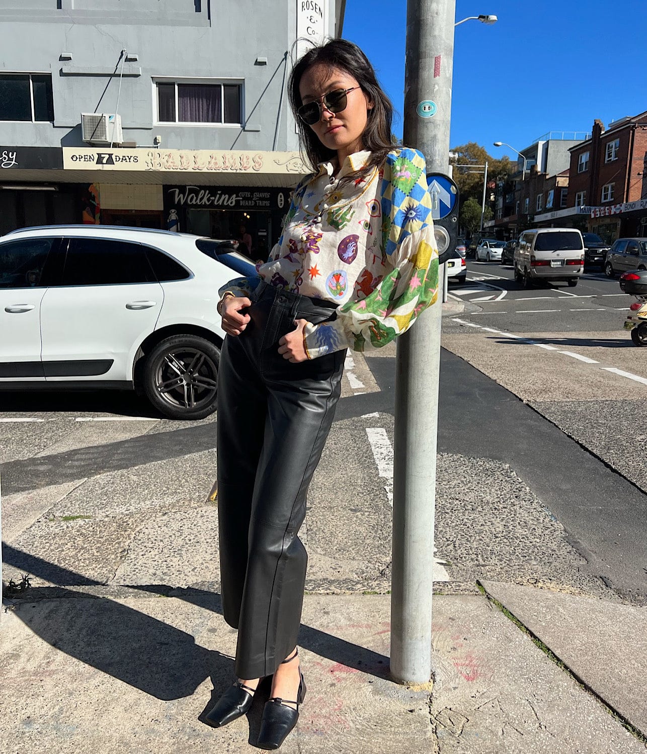 LOU BALLOON SLEEVE SHIRT | ALEMAIS | ALEMAIS LOU BALLOON SLEEVE SHIRT