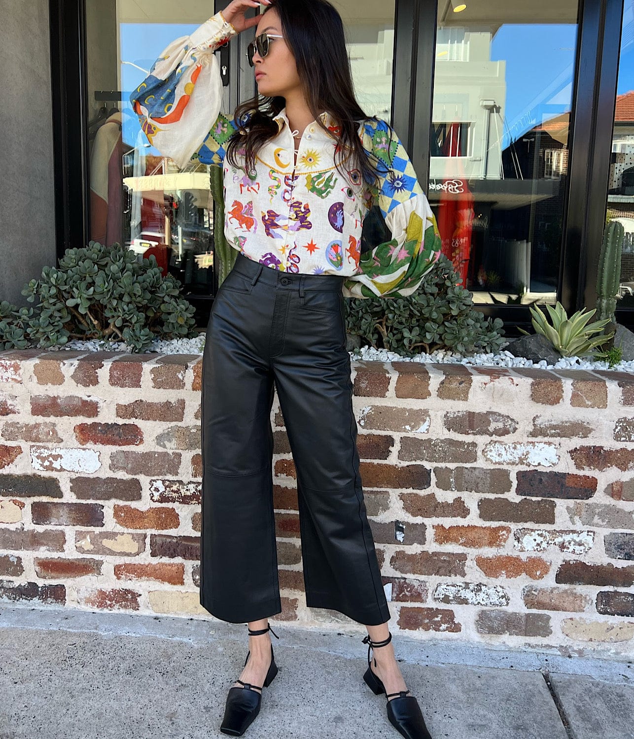 LOU BALLOON SLEEVE SHIRT | ALEMAIS | ALEMAIS LOU BALLOON SLEEVE SHIRT