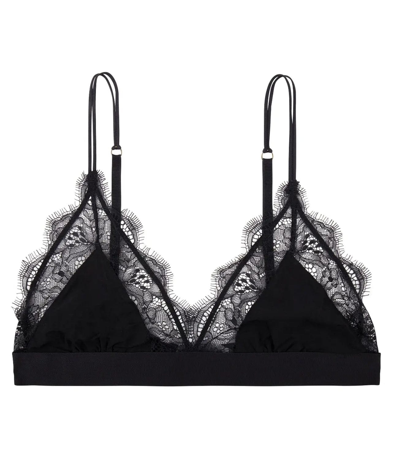 LOVE LACE TRIANGLE BRALETTE- BLACK | LOVE STORIES | LOVE STORIES LOVE LACE TRIANGLE BRALETTE- BLACK