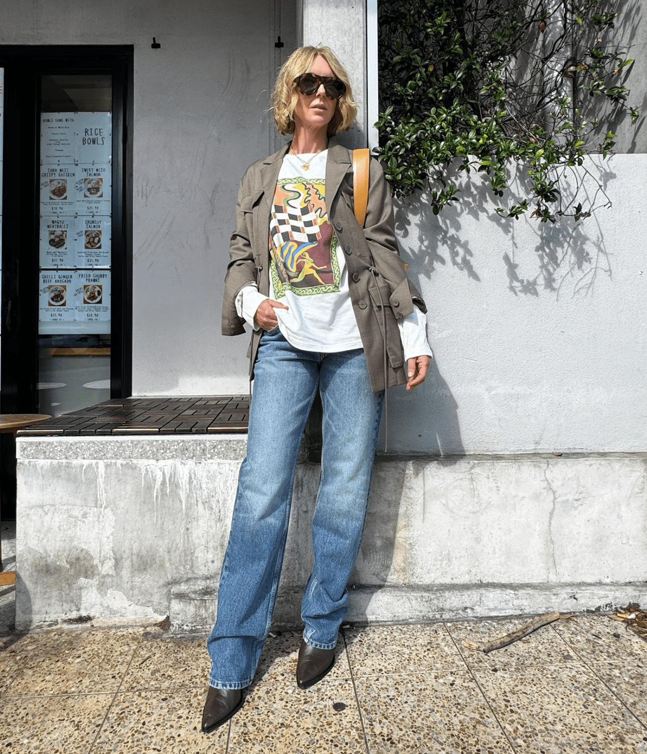 LUCKY PACE PATCH LONG SLEEVE TEE | ALEMAIS ALEMAIS LUCKY PACE PATCH LONG SLEEVE TEE