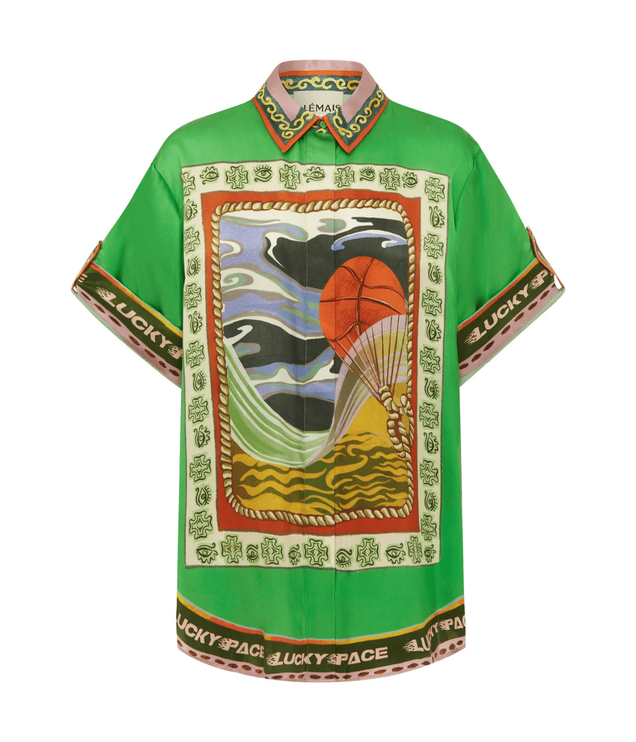 LUCKY PACE SILK SHIRT | ALEMAIS ALEMAIS LUCKY PACE SILK SHIRT