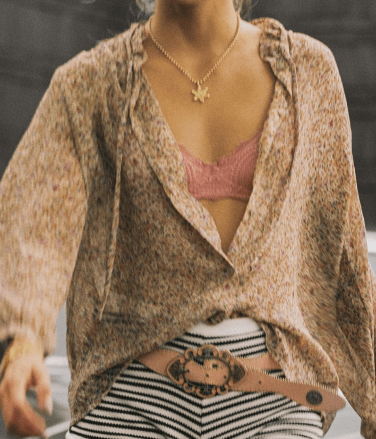LUCKY STAR NECKLACE - HAZEL ANNI LU LUCKY STAR NECKLACE - HAZEL