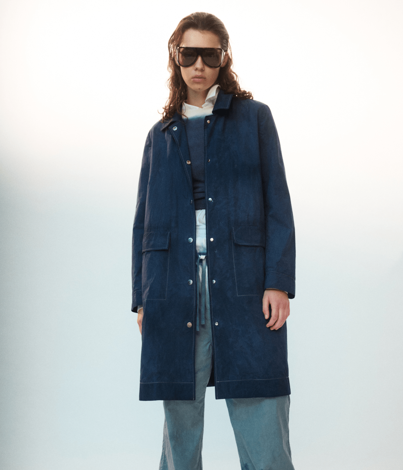 LUUDA TRENCH NAVY | LUUDA LUUDA LUUDA TRENCH NAVY