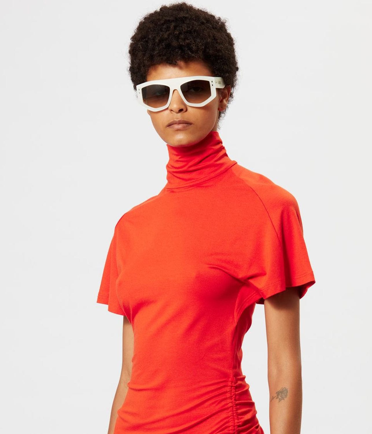 LYA DRESS- ORANGE | ISABEL MARANT |  ISABEL MARANT LYA DRESS- ORANGE