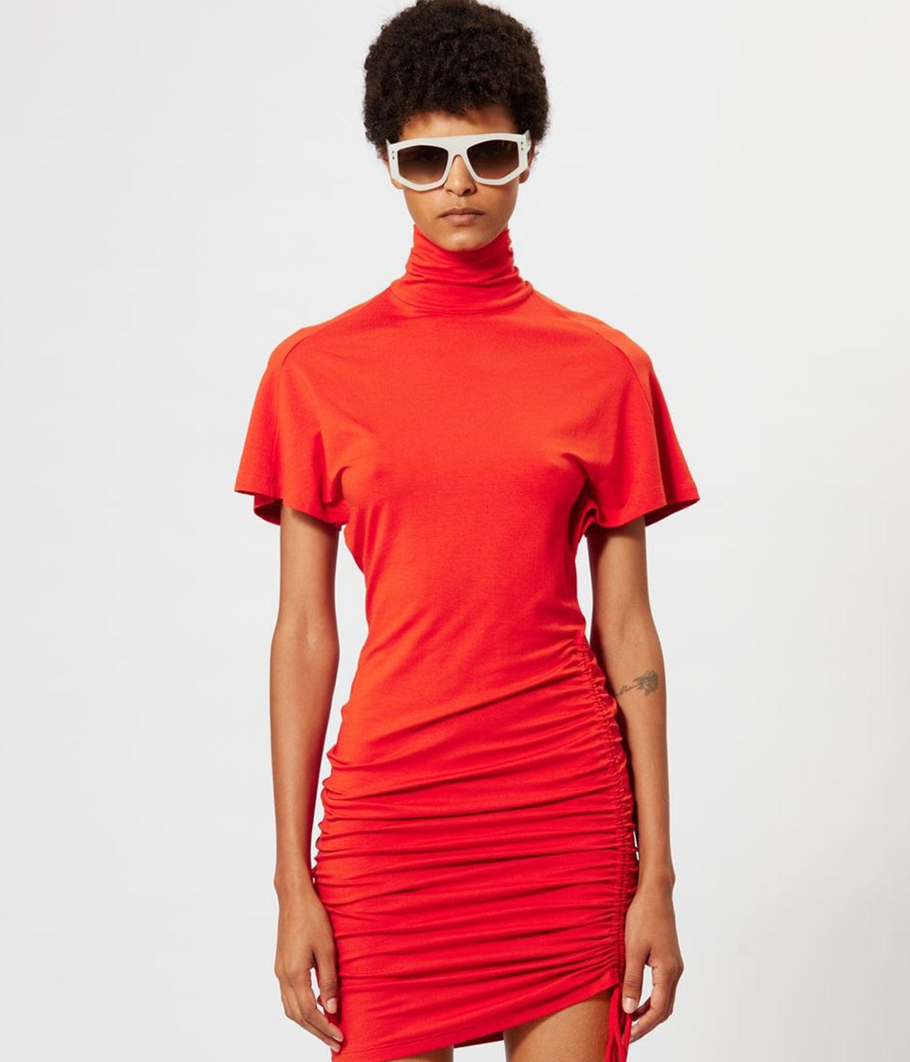 LYA DRESS- ORANGE | ISABEL MARANT |  ISABEL MARANT LYA DRESS- ORANGE