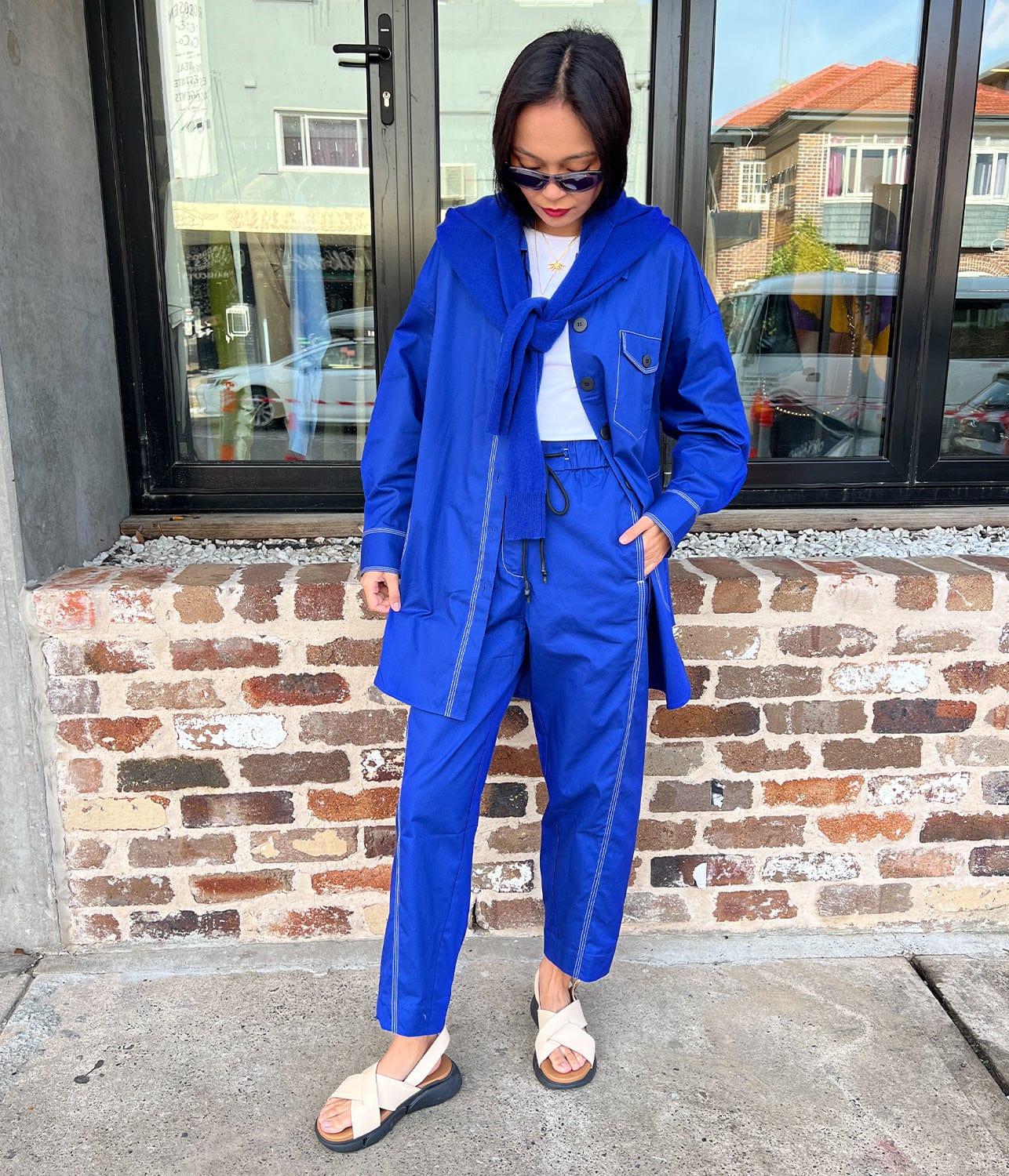 MADDY PANT- COBALT | LEE MATHEWS | LEE MATHEWS MADDY PANT- COBALT